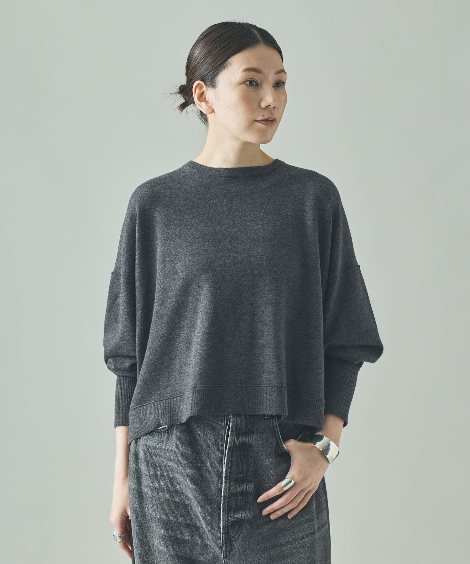 Curensology｜ファインウールバックリボンプルオーバー | Rakuten