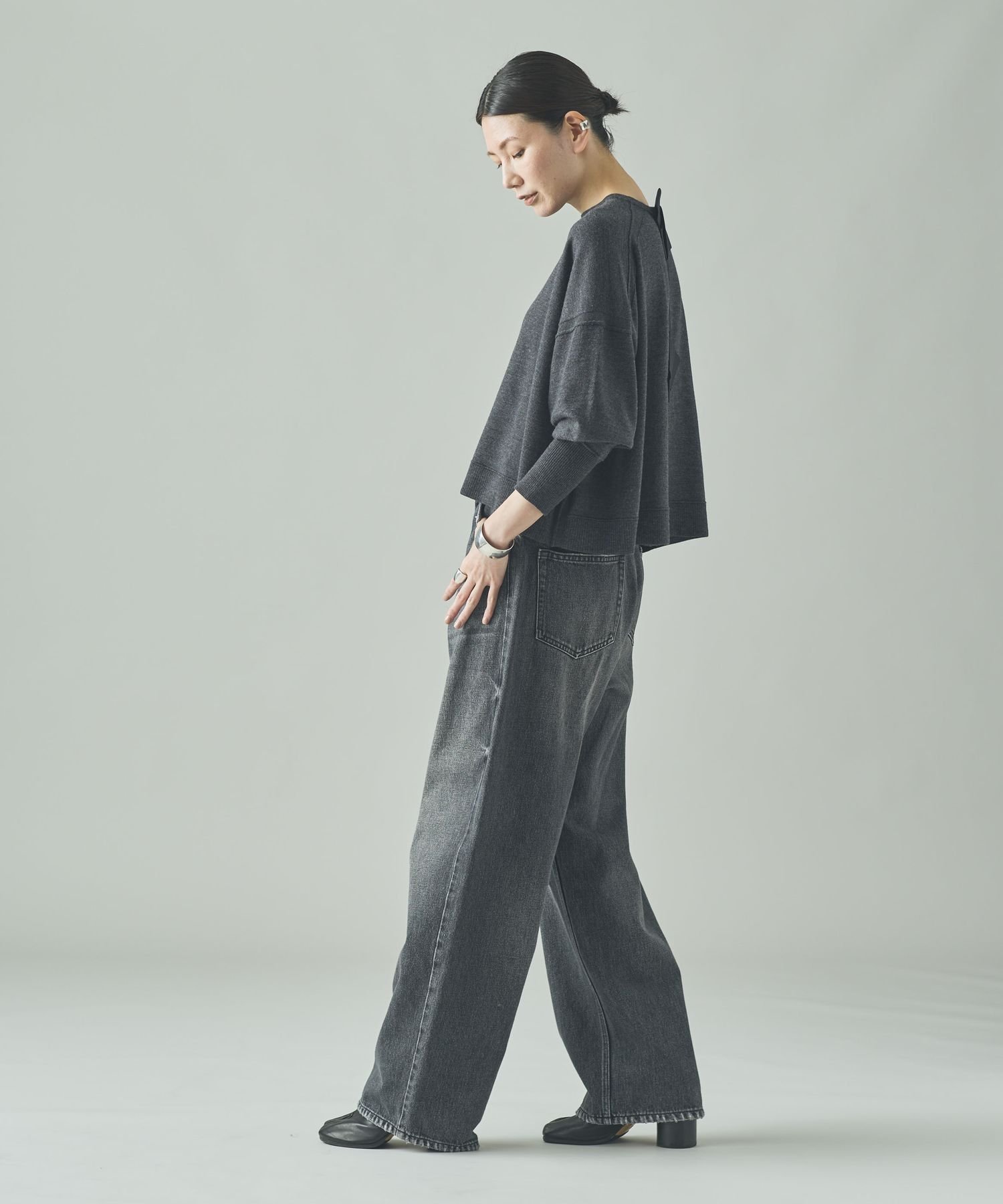 Curensology｜ファインウールバックリボンプルオーバー | Rakuten