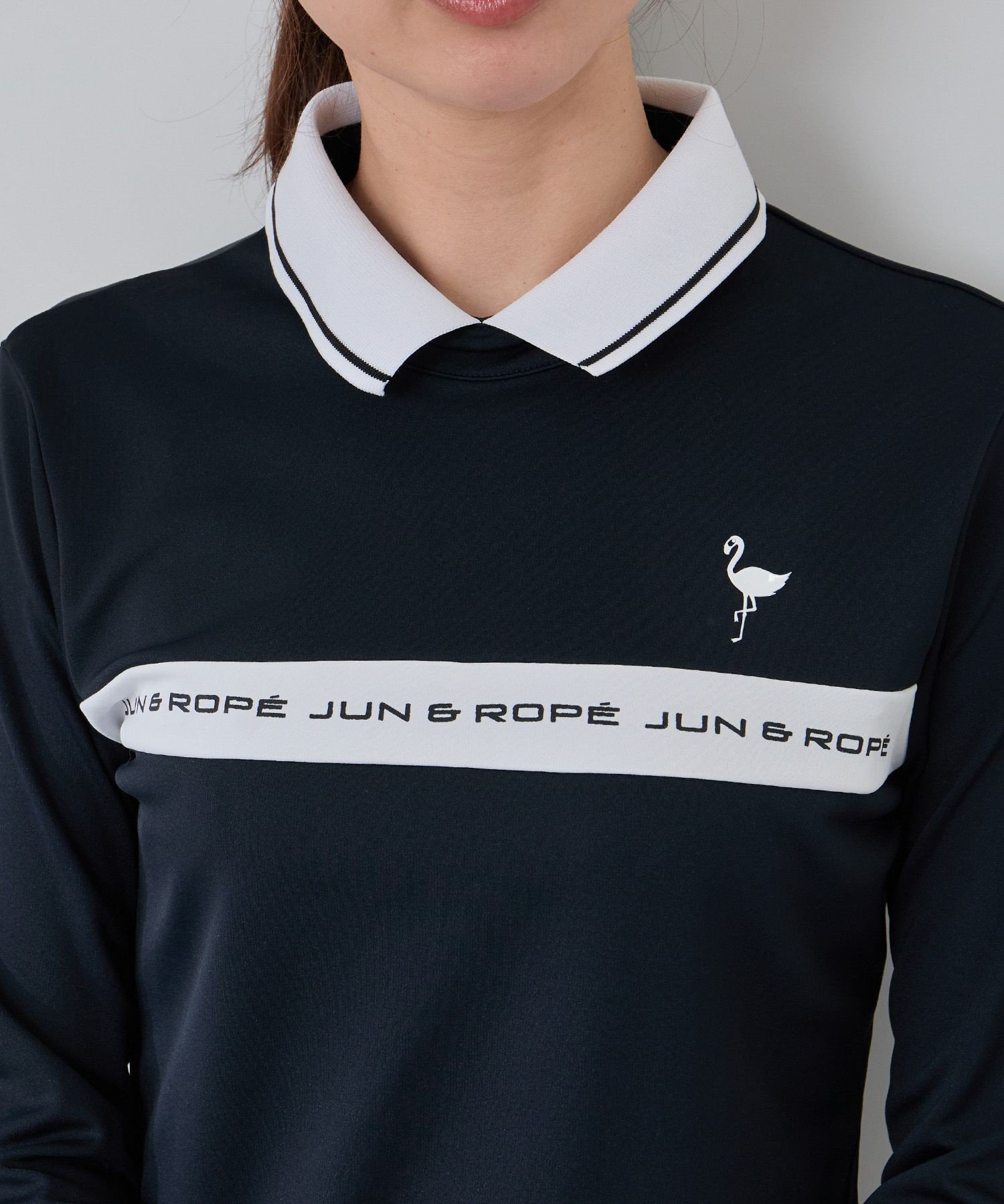 JUN&ROPE'｜ベアスムース 衿付きプルオーバー | Rakuten Fashion(楽天