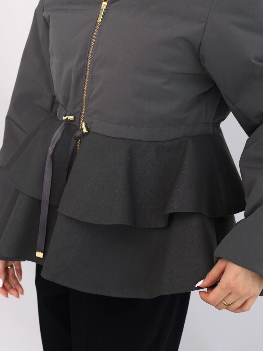 Vin｜フリルペプラムダウンコート | Rakuten Fashion(楽天ファッション