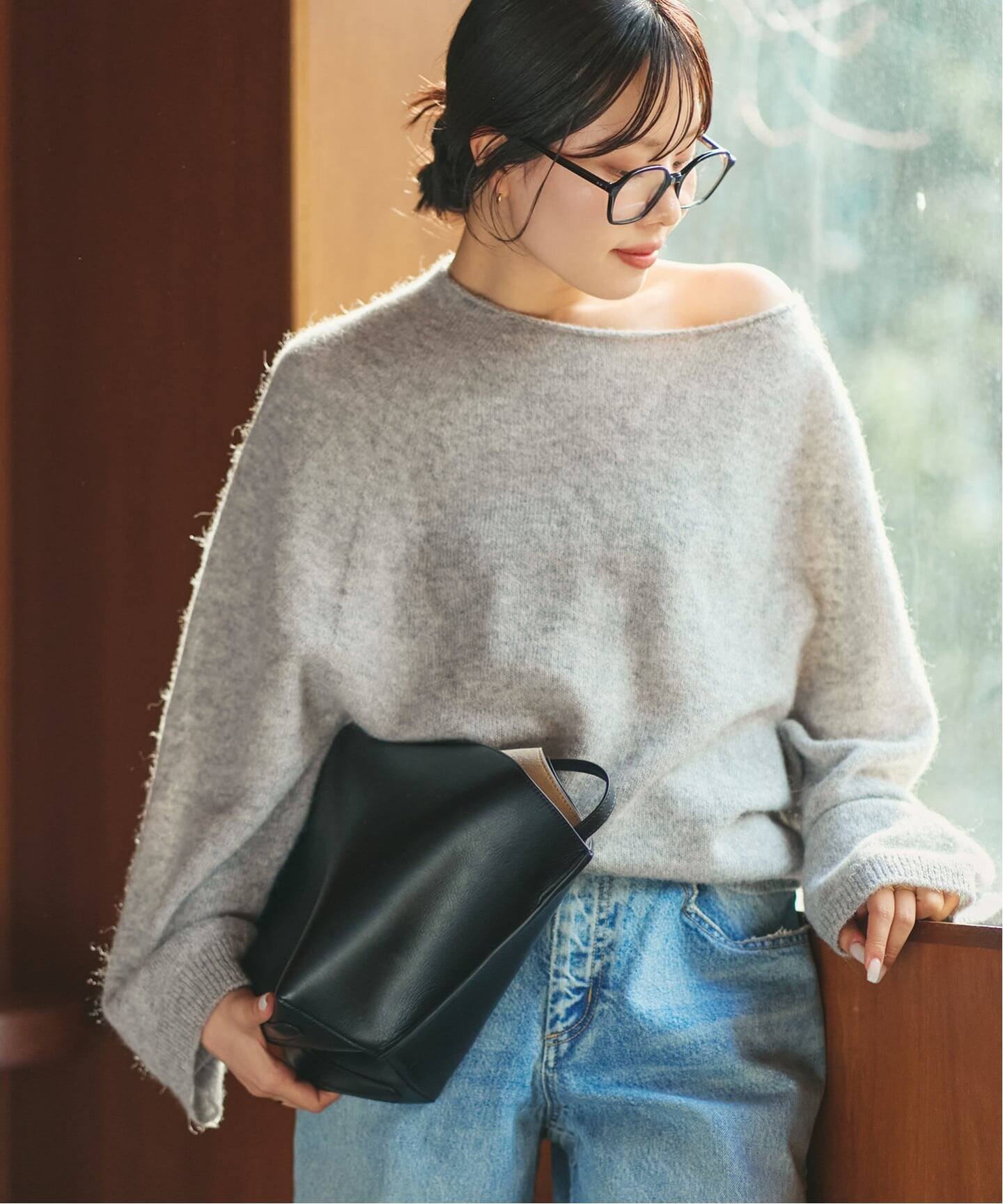 plage｜《追加》Baby Alpaca ラグラン プルオーバー | Rakuten Fashion