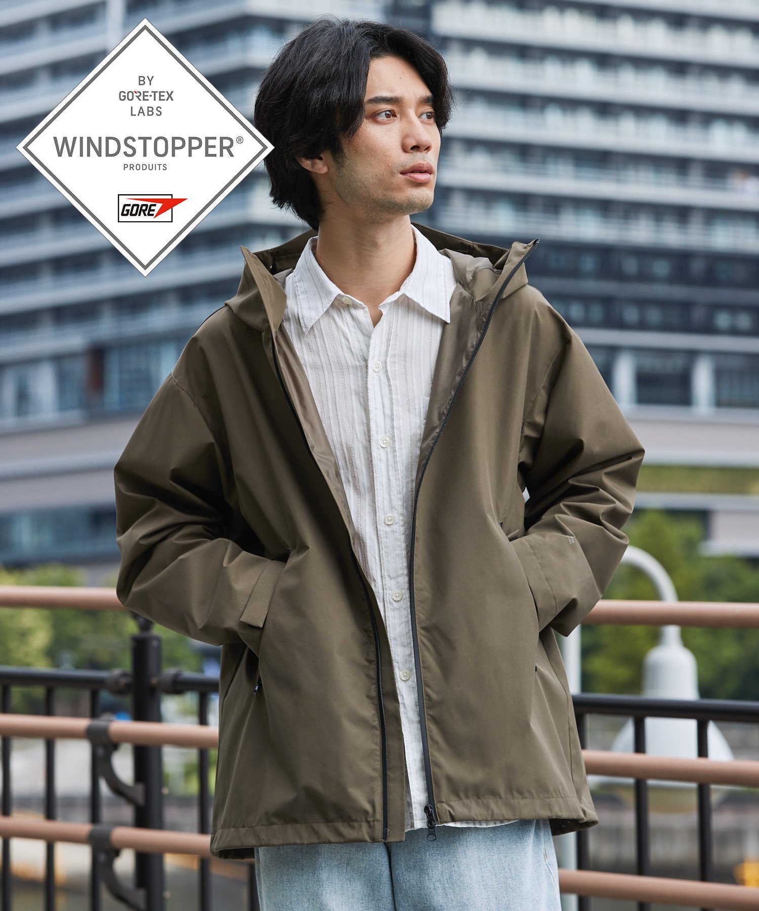THE CASUAL｜WINDSTOPPER(R) PRODUCTS BY GORE-TEX LABS シティ