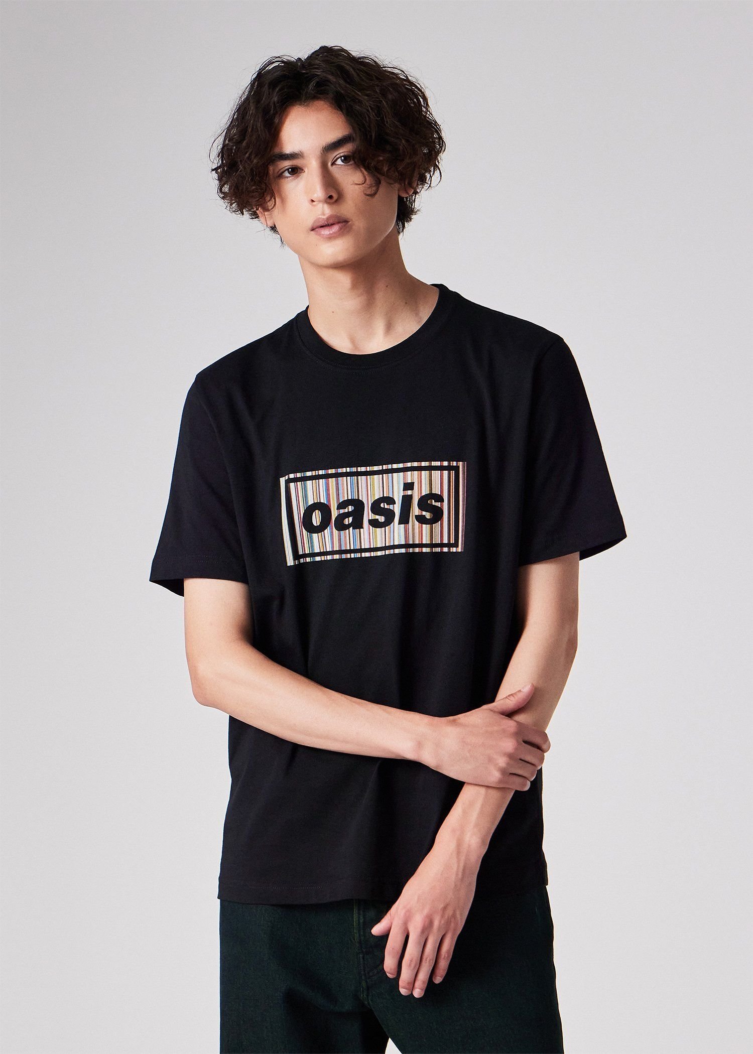 Paul Smith｜Paul Smith × Oasis シグネチャーストライプロゴ Tシャツ