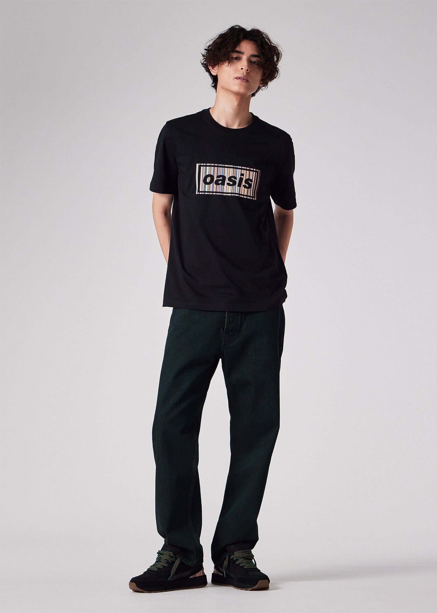 Paul Smith｜Paul Smith × Oasis シグネチャーストライプロゴ Tシャツ