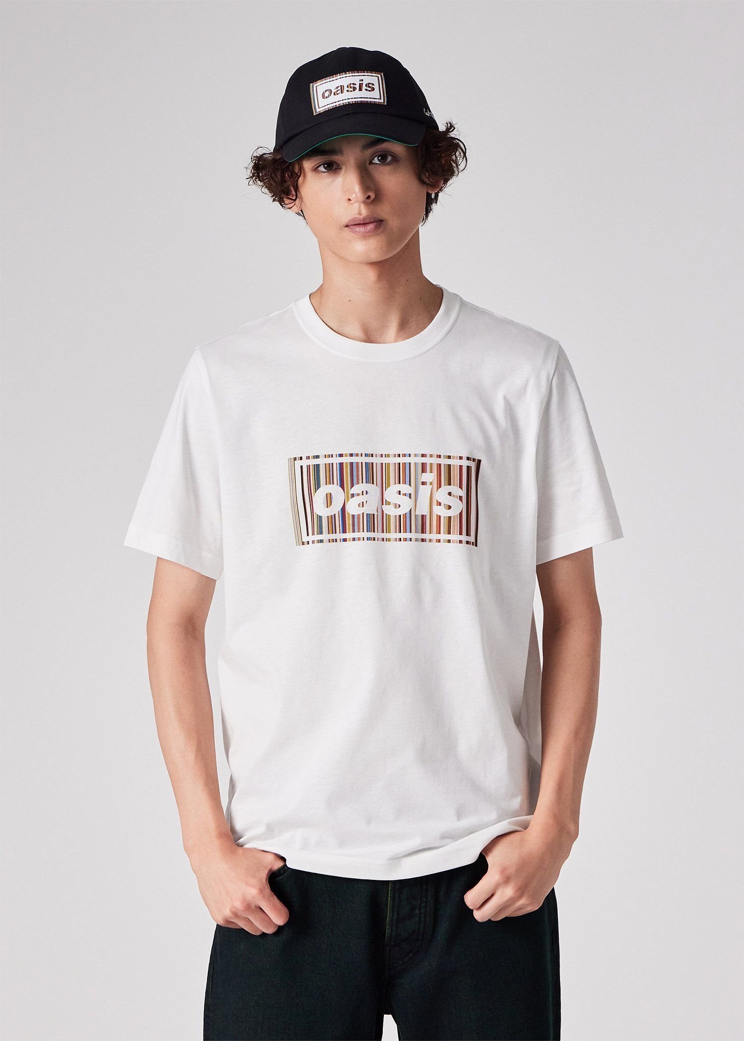 Paul Smith｜Paul Smith × Oasis シグネチャーストライプロゴ Tシャツ