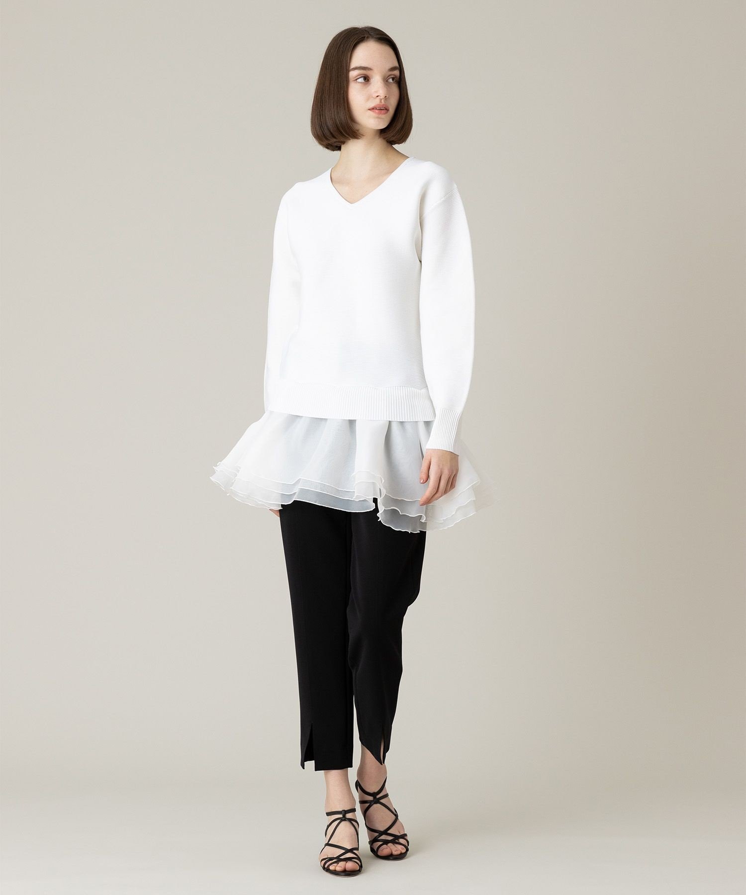 allureville｜【LOULOU WILLOUGHBY】フリリードッキングチュニック