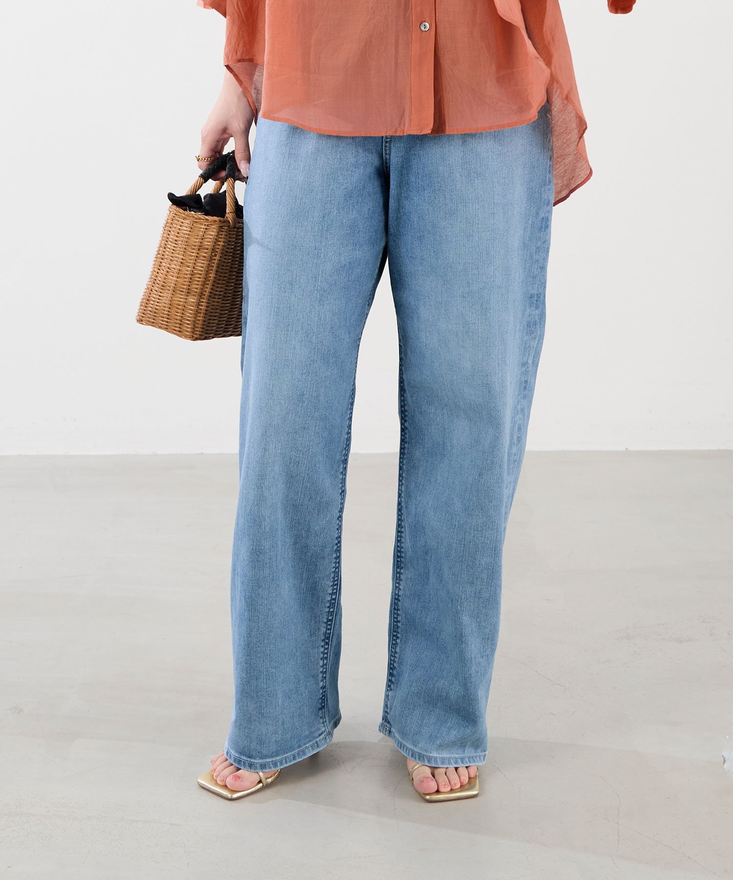 MICA＆DEAL｜【YANUK】AIRY Really Light ルーズストレートデニム-Joan