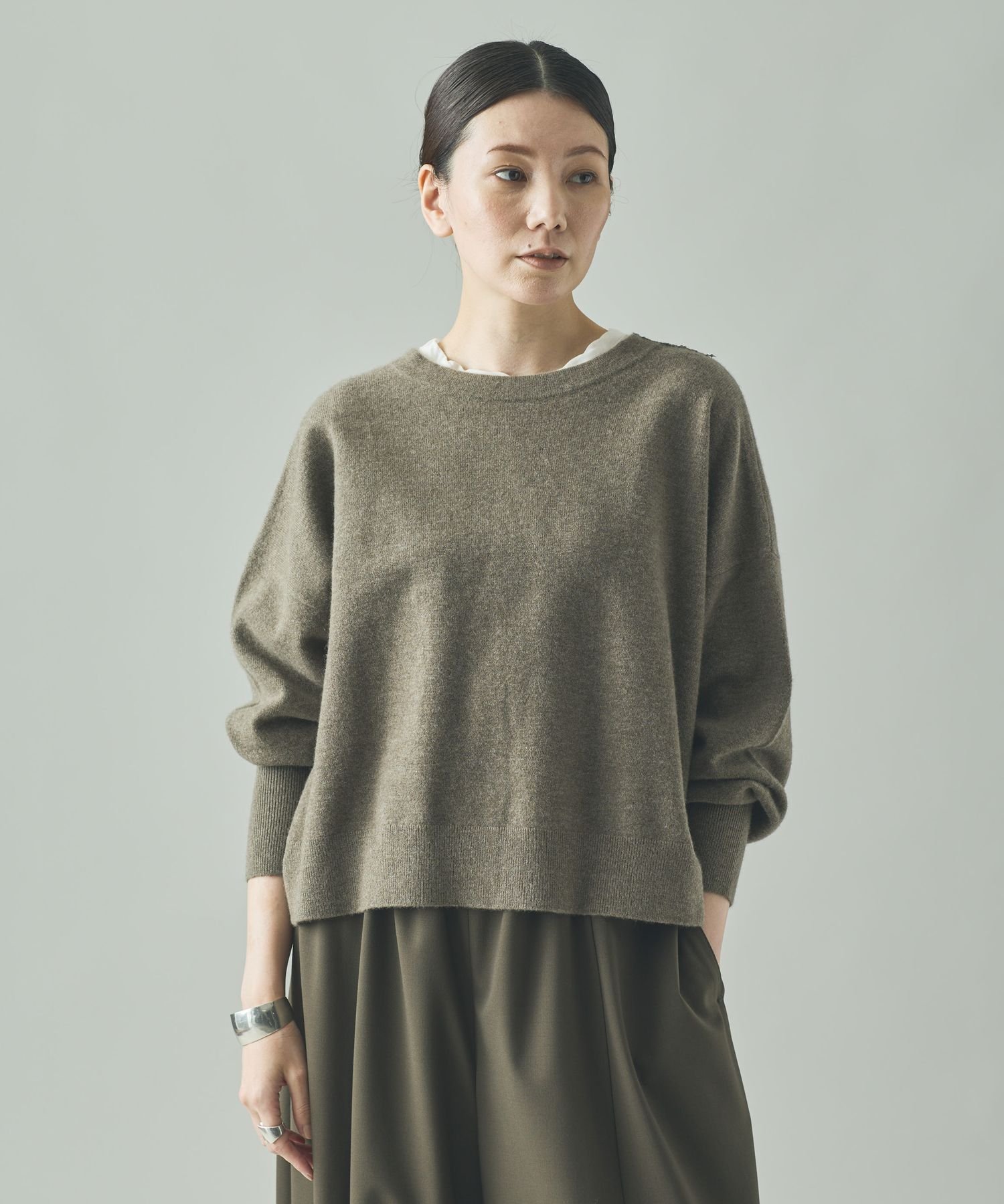 Curensology｜バックレースニットプルオーバー | Rakuten Fashion(楽天