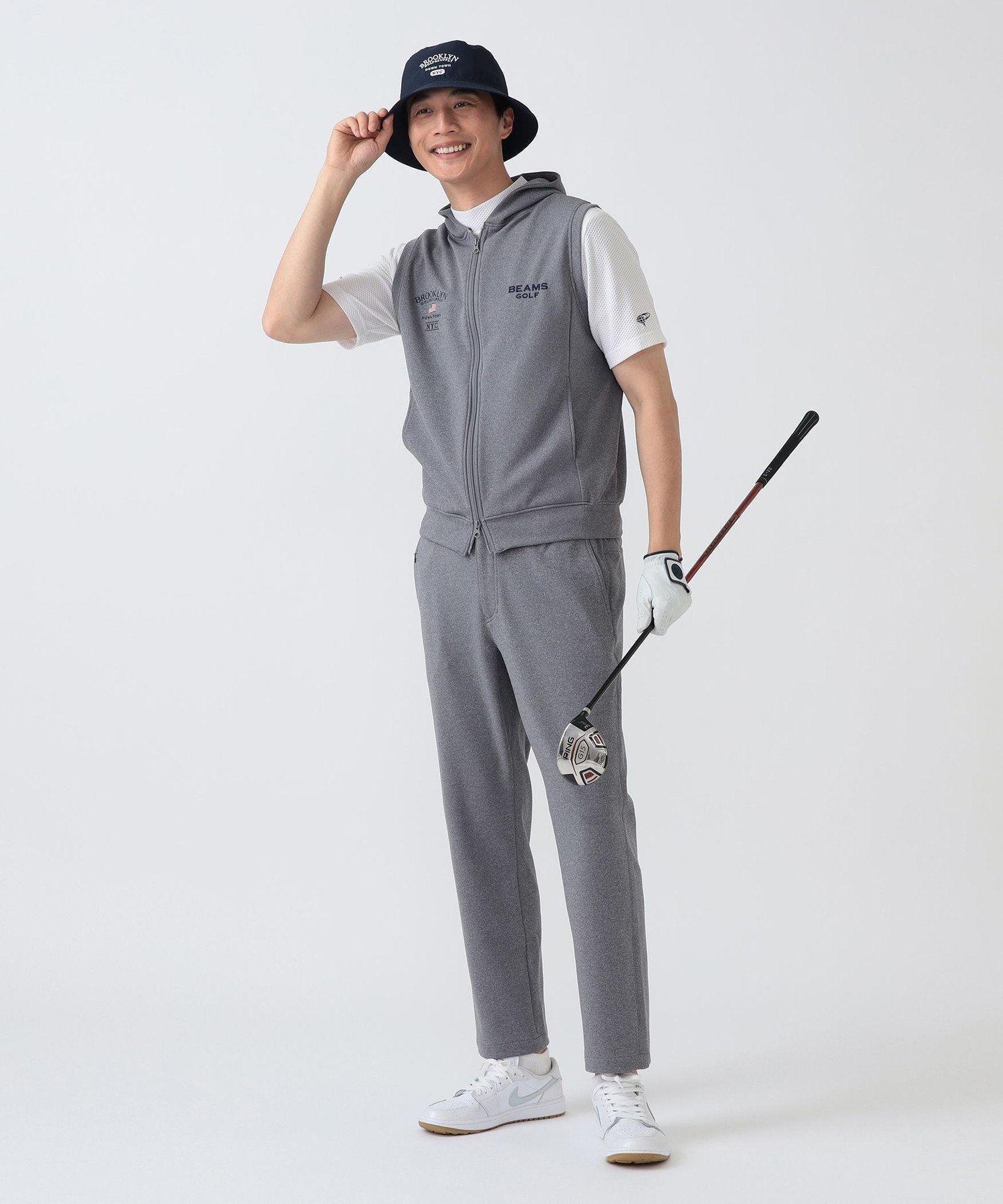 BEAMS GOLF｜PURPLE LABEL / ライトサルエル ジャージ パンツ