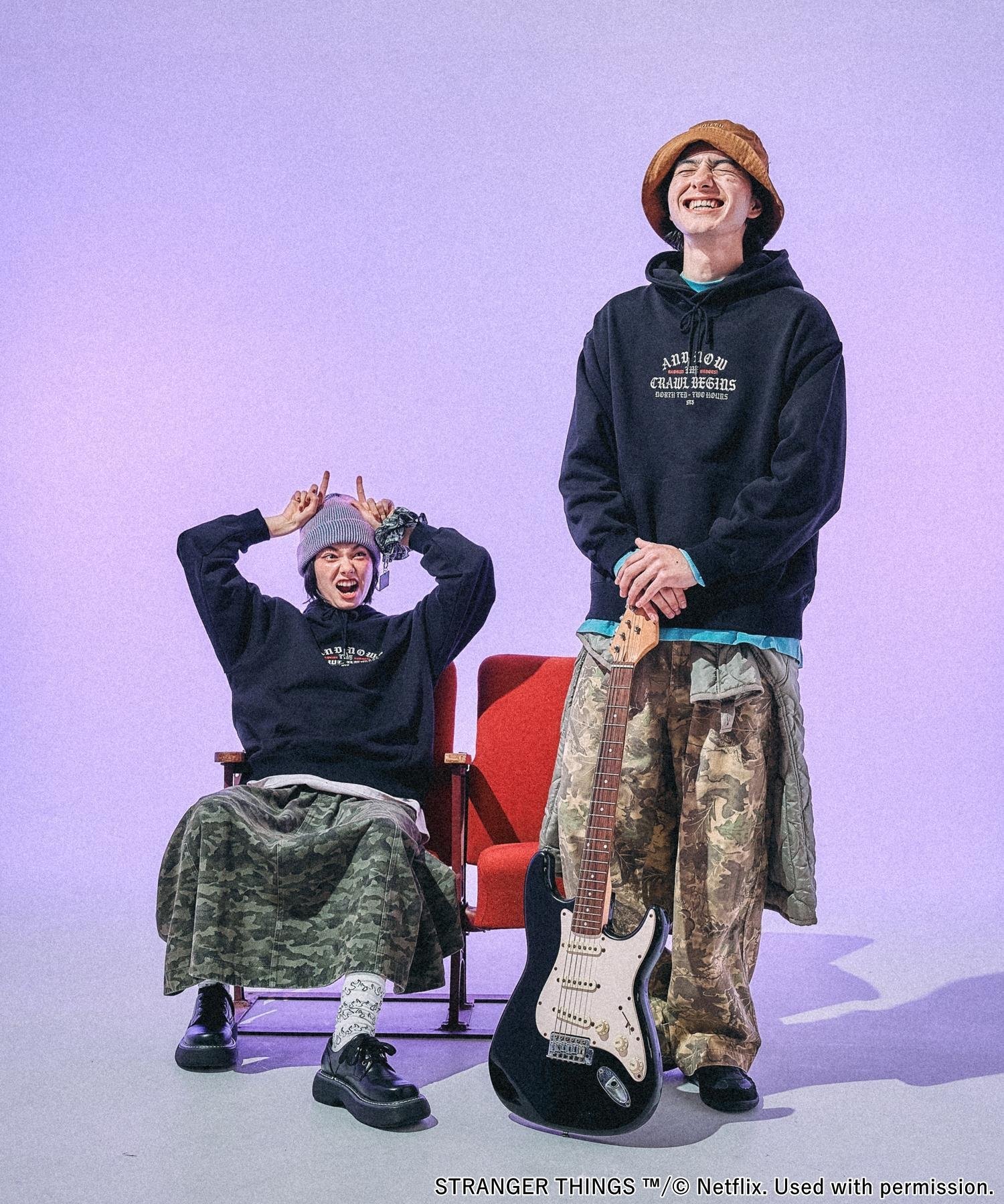 niko and ｜【STRANGER THINGS】コラボグラフィックパーカー