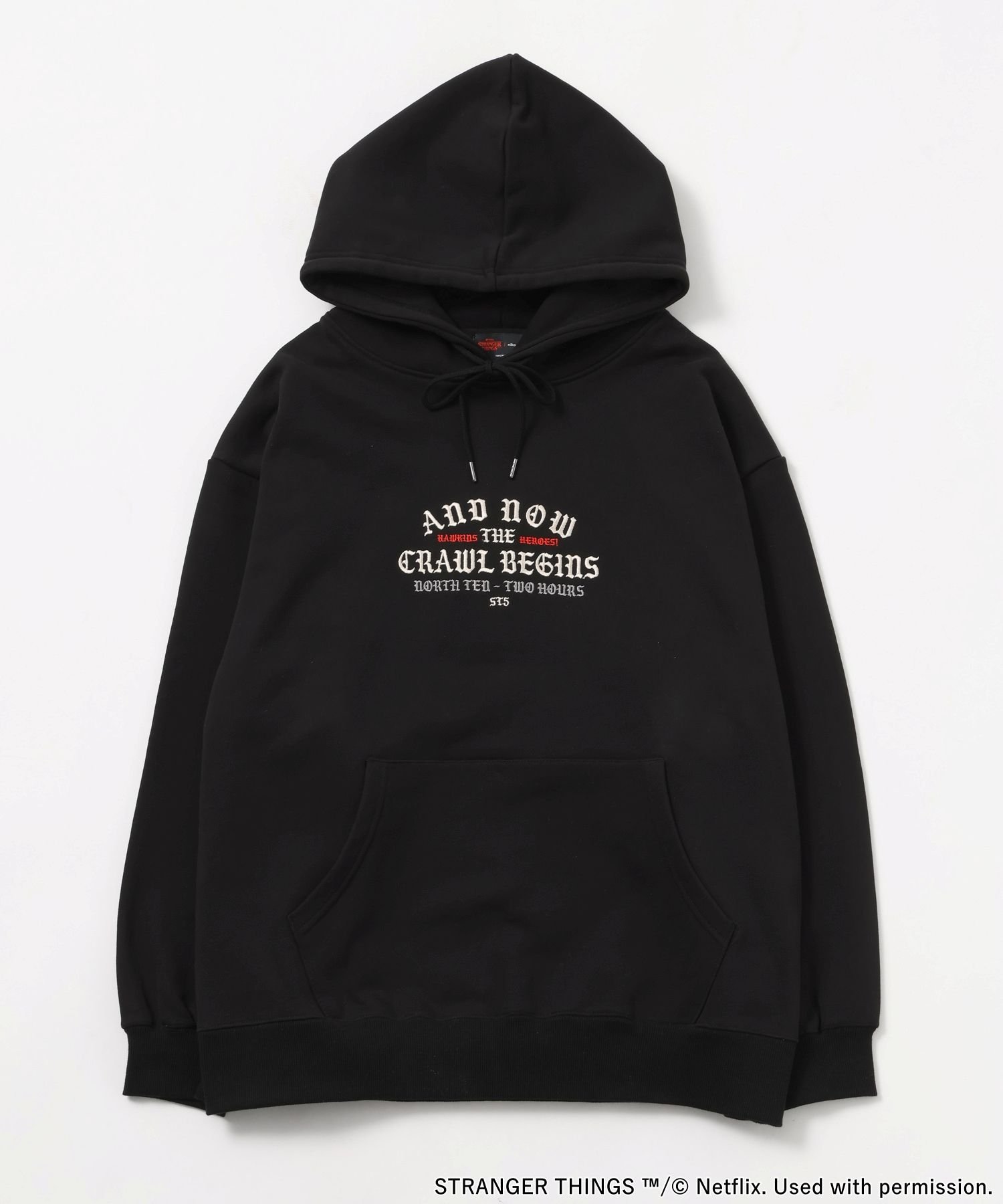 niko and ｜【STRANGER THINGS】コラボグラフィックパーカー