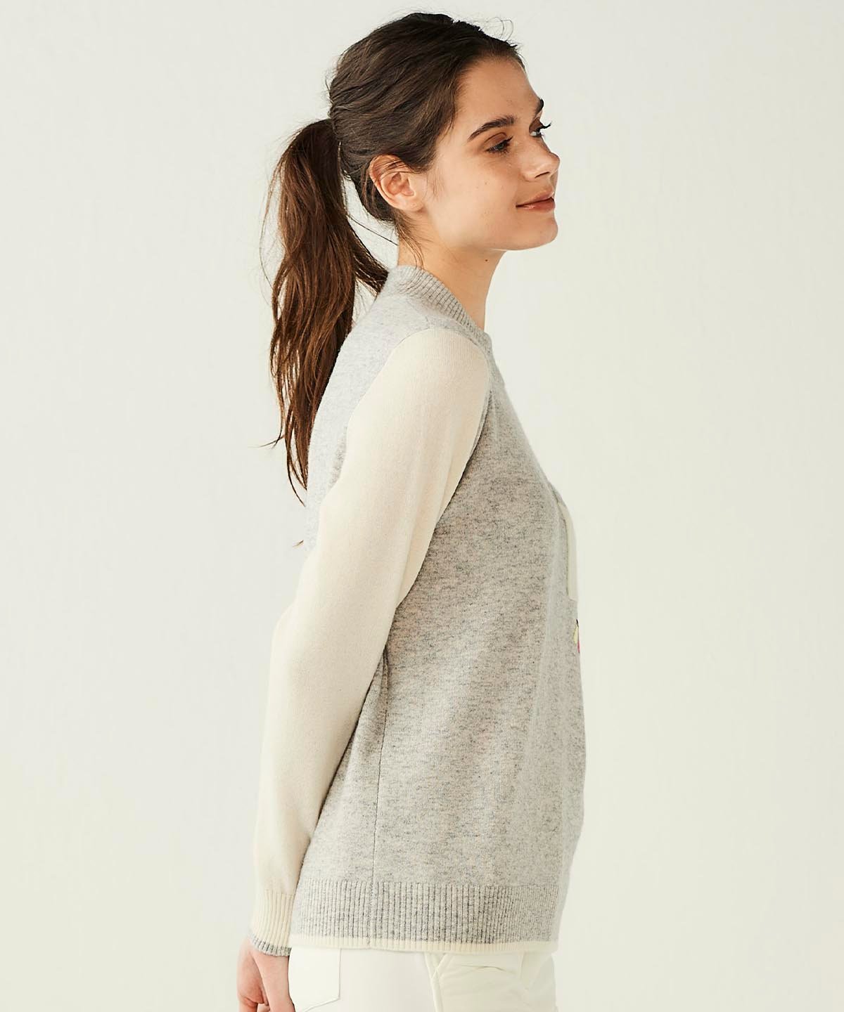 Picone Club｜【ピッコーネクラブ公式】カシミヤ100%配色ニット