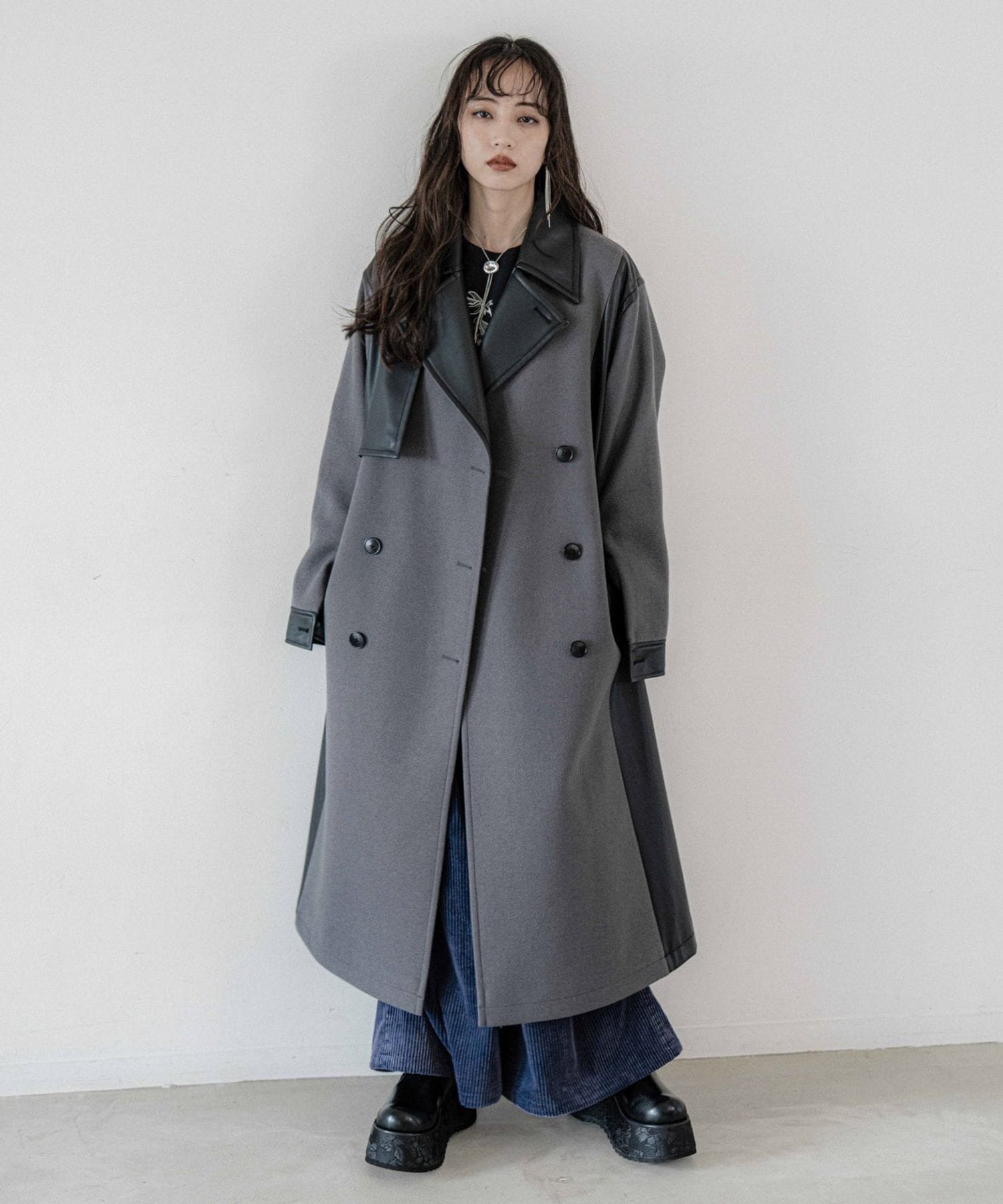 HARE｜ウーリーテックフェイクレザーキリカエトレンチコート | Rakuten