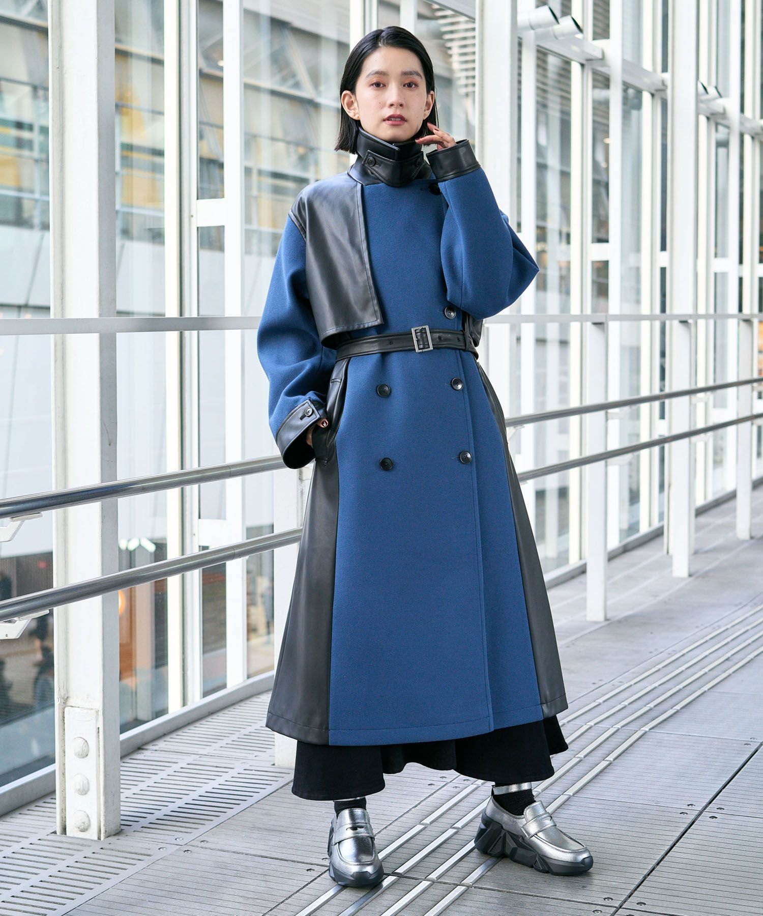 HARE｜ウーリーテックフェイクレザーキリカエトレンチコート | Rakuten