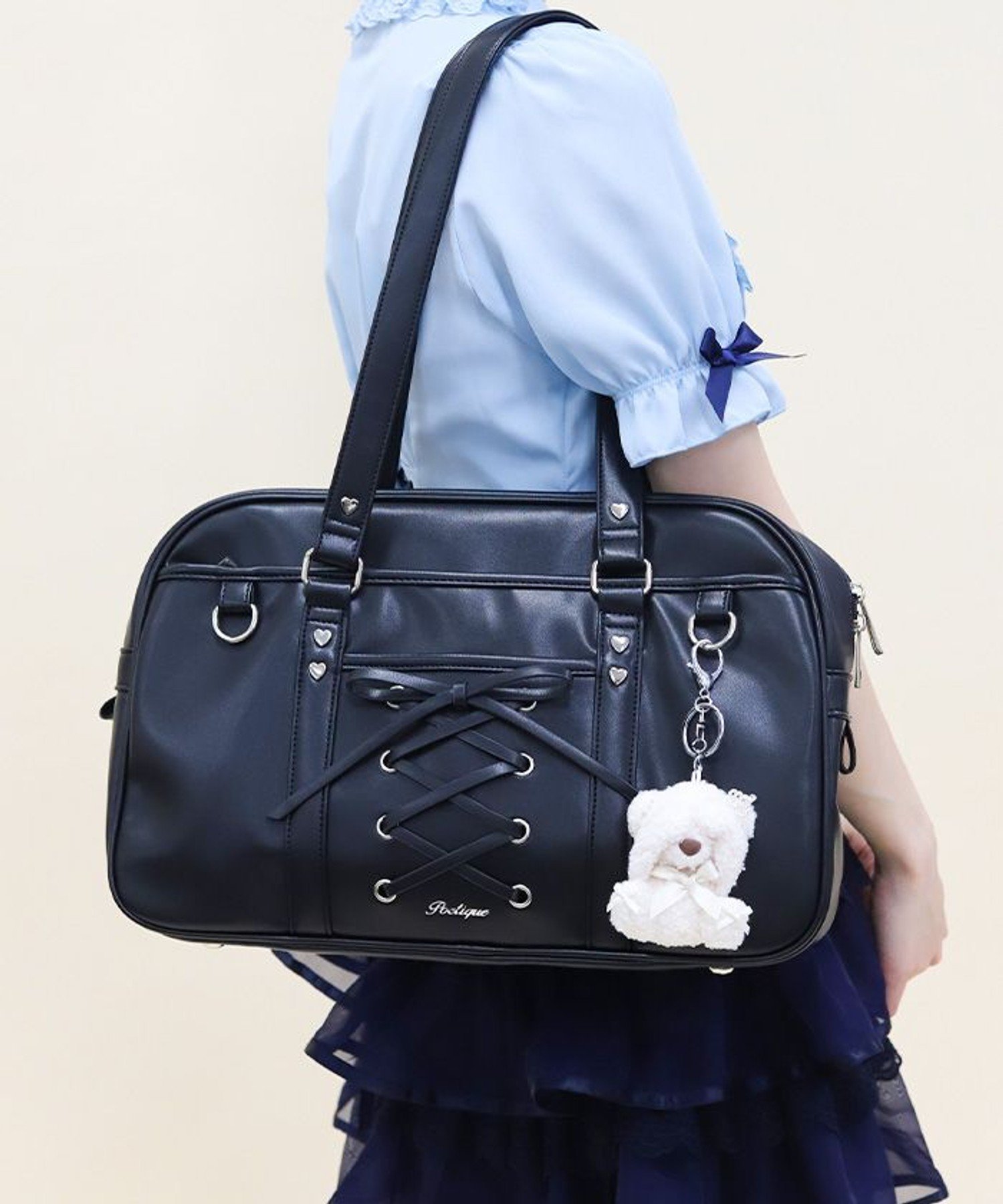 axes femme｜レースアップボストンバッグ | Rakuten Fashion(楽天