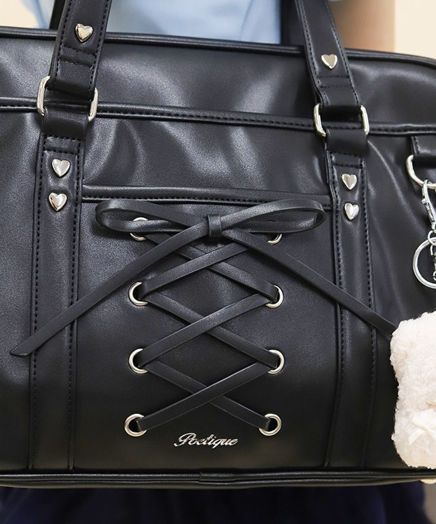 axes femme｜レースアップボストンバッグ | Rakuten Fashion(楽天