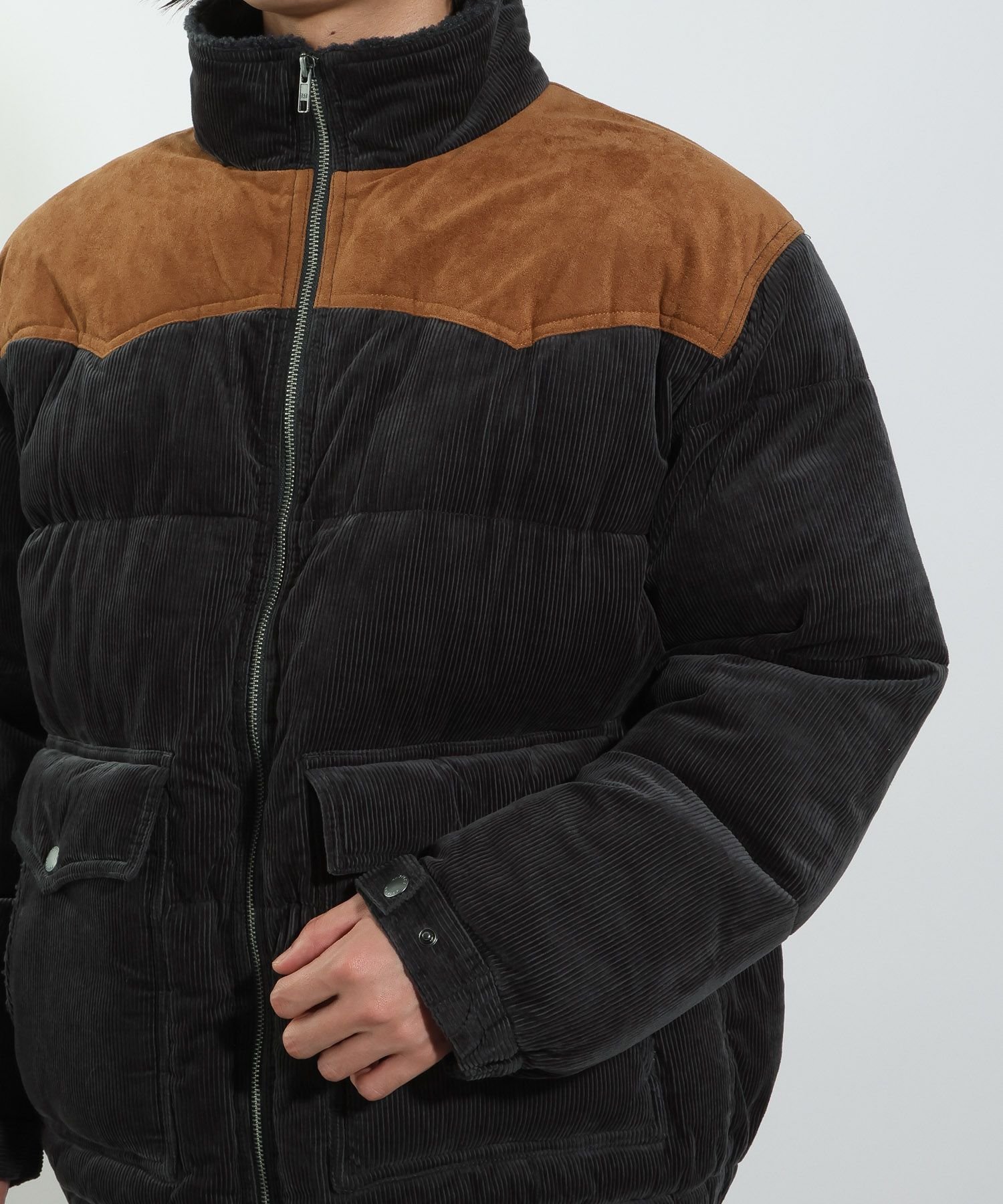 BAYFLOW｜ヴィンテージライクコーデュロイ中綿ブルゾン | Rakuten