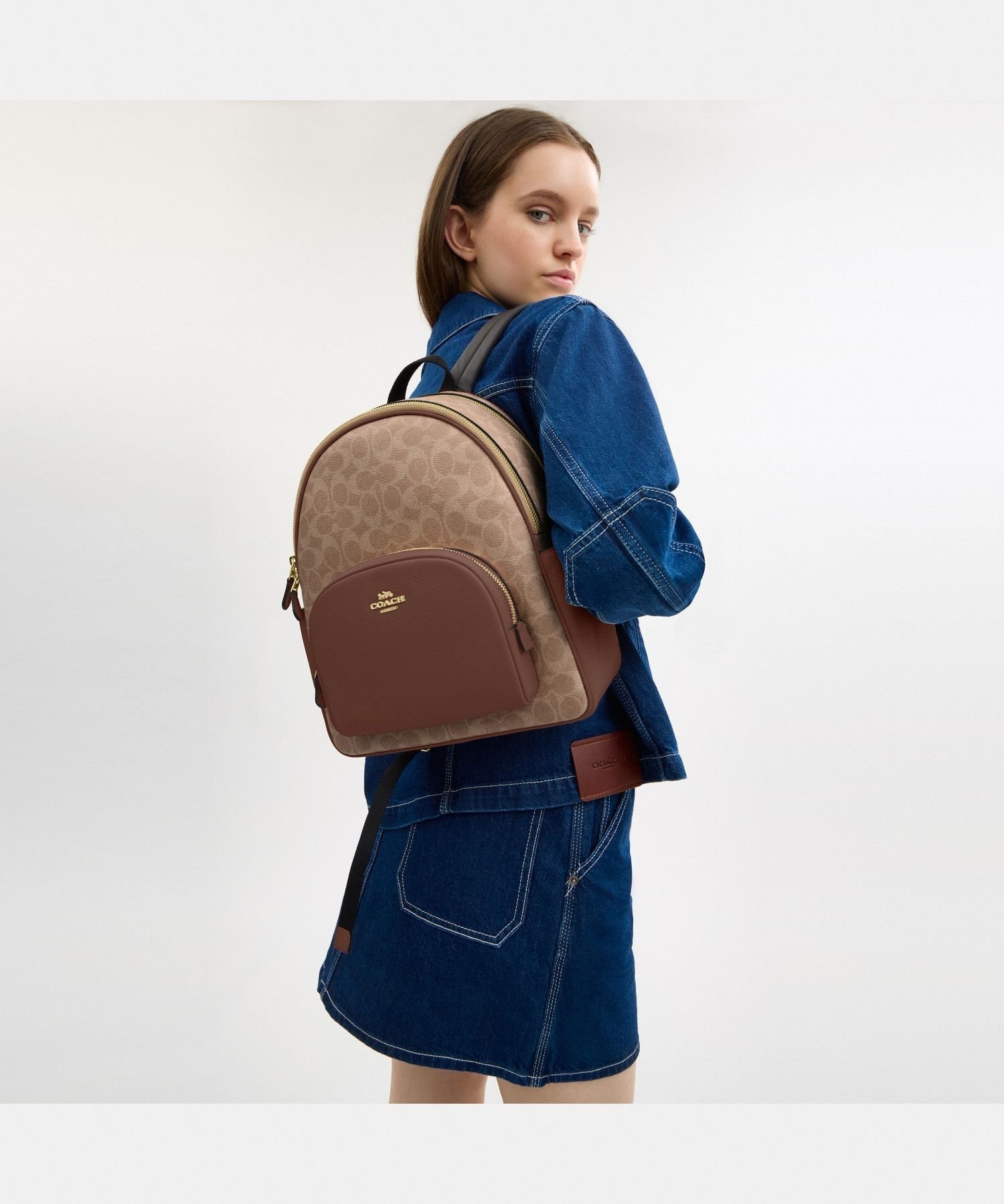 COACH OUTLET｜【公式】コート バックパック・シグネチャー キャンバス