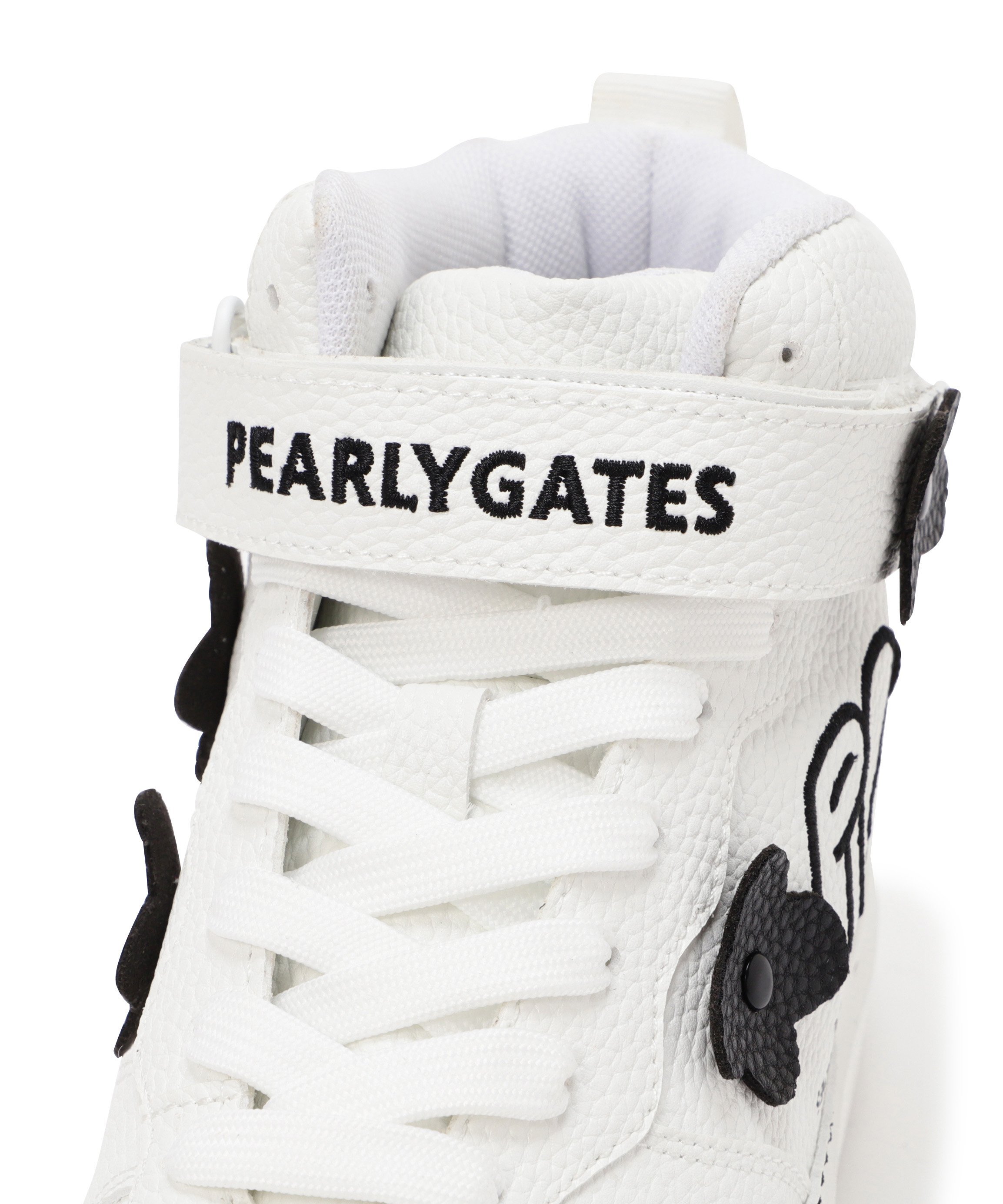 PEARLY GATES｜ロゴ×花柄ハイカットシューズ (LADIES) | Rakuten
