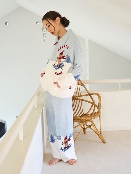 gelato pique｜【HOLIDAY】スキーベアジャガードカーディガン