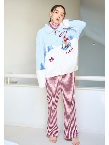 gelato pique｜【HOLIDAY】スキーベアジャガードカーディガン