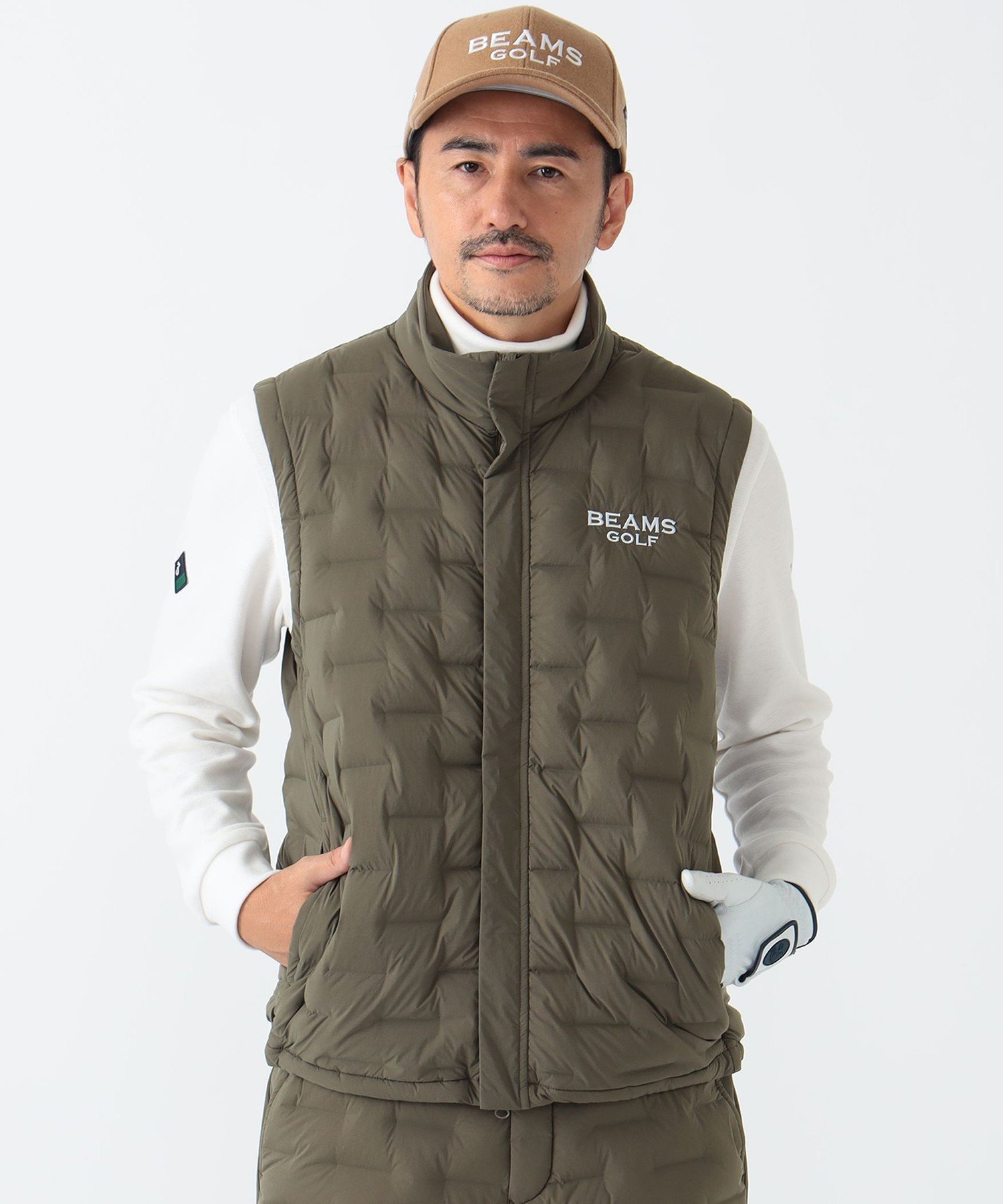 BEAMS GOLF｜PURPLE LABEL / 接結ダウンベスト | Rakuten Fashion(楽天
