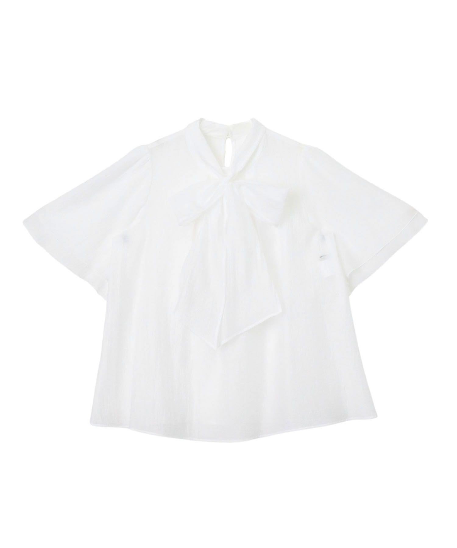 ANAYI｜スパンオーガンジーボウタイ ブラウス | Rakuten Fashion(楽天