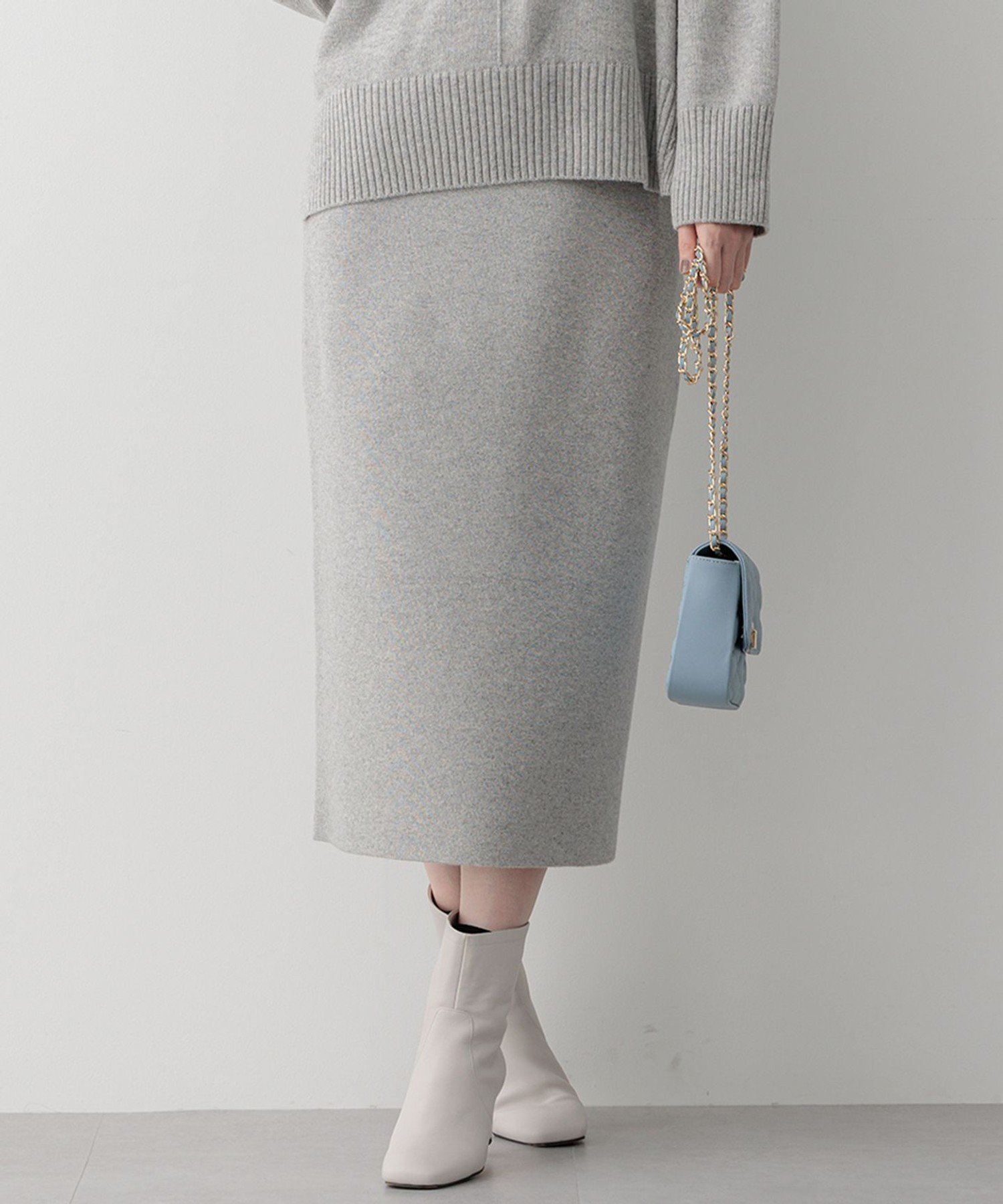 23区｜【洗える】カシミヤブレンド Iライン ニットスカート | Rakuten