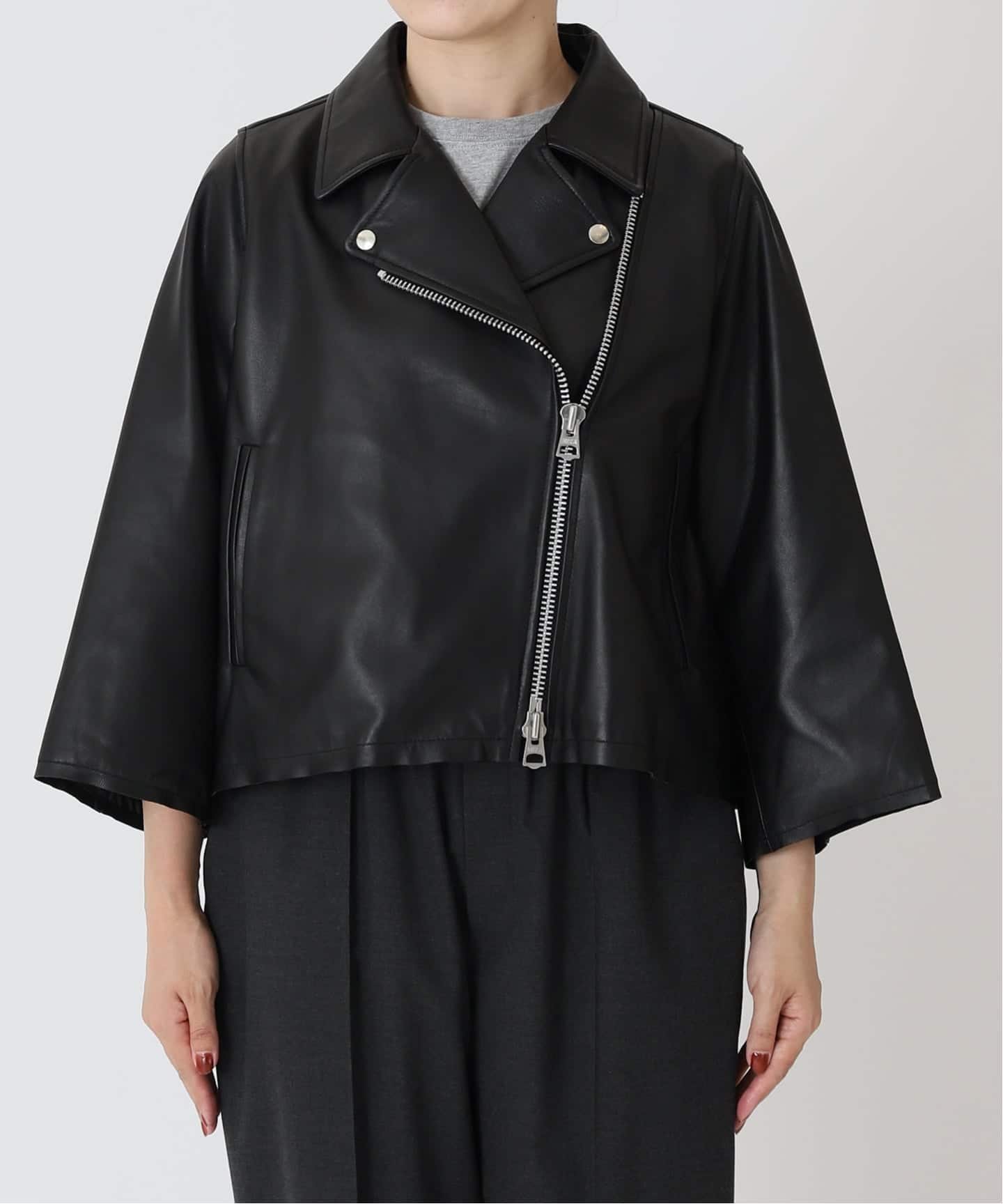 journal standard luxe｜《追加2》レザー ショートライダース