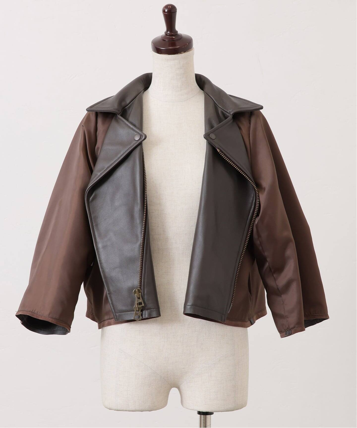 journal standard luxe｜《追加2》レザー ショートライダース