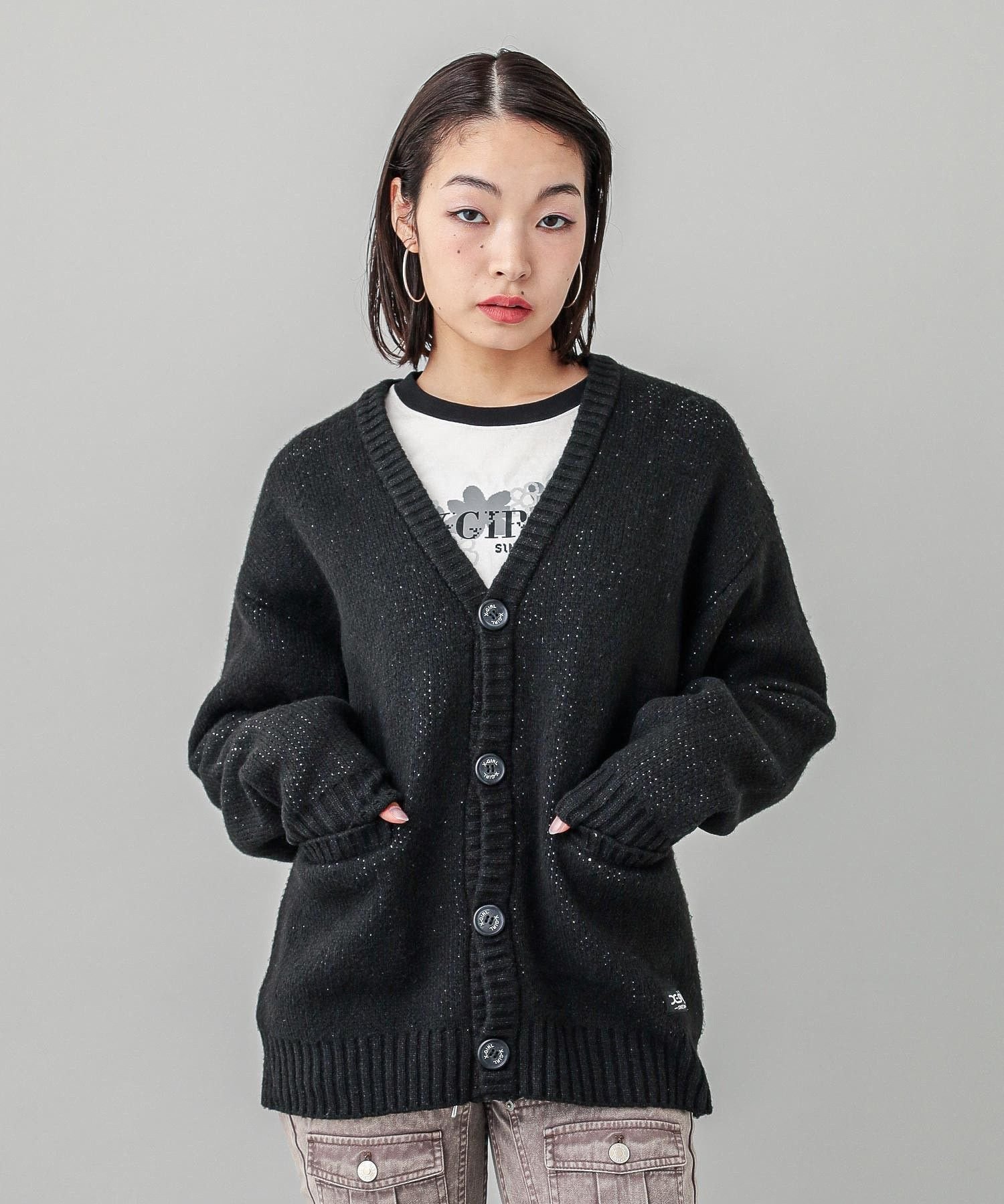 X-girl｜FACE KNIT CARDIGAN | Rakuten Fashion(楽天ファッション／旧