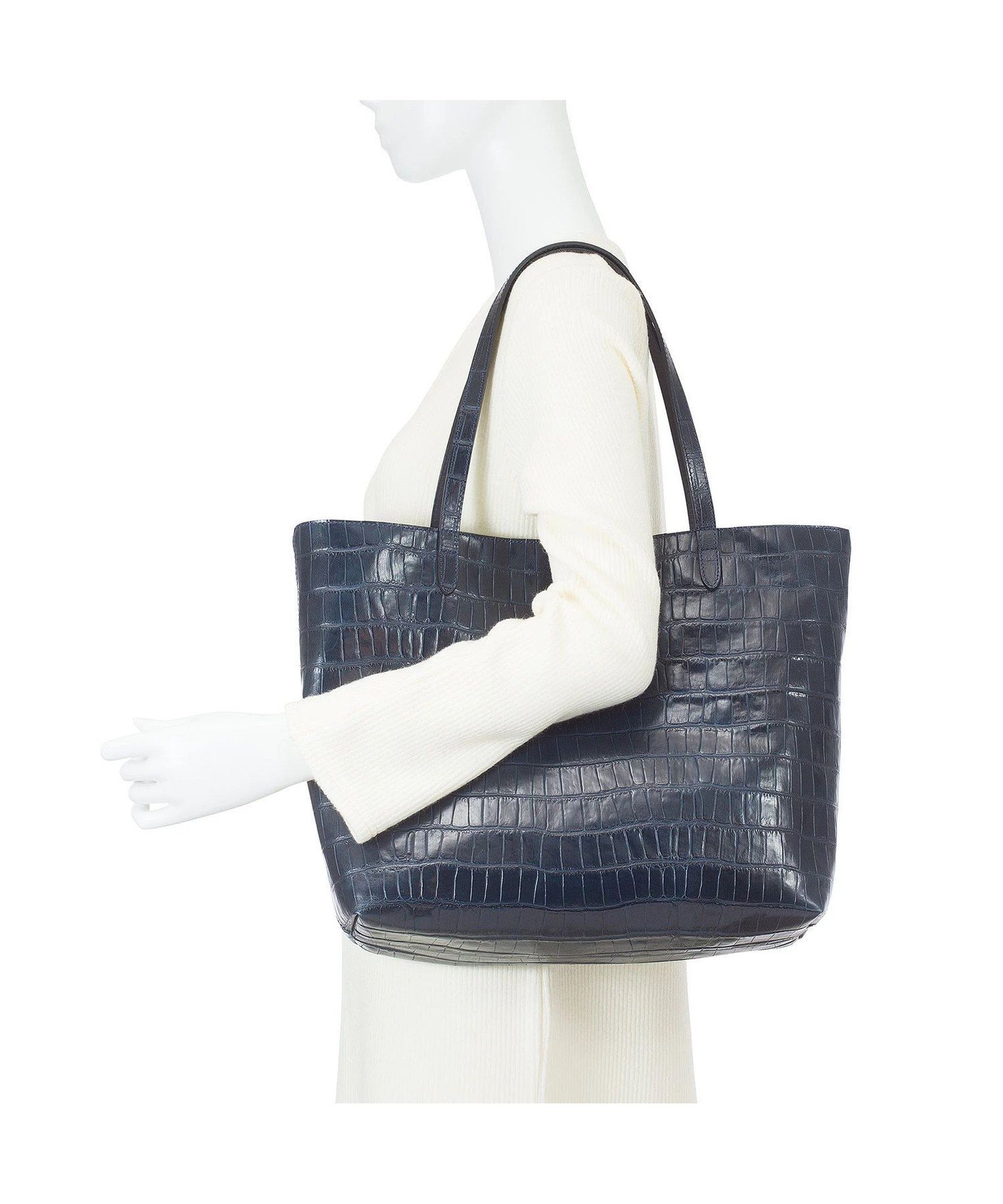 Felisi｜【Felisi/フェリージ】クロコ型押し レザー トートバッグ 15