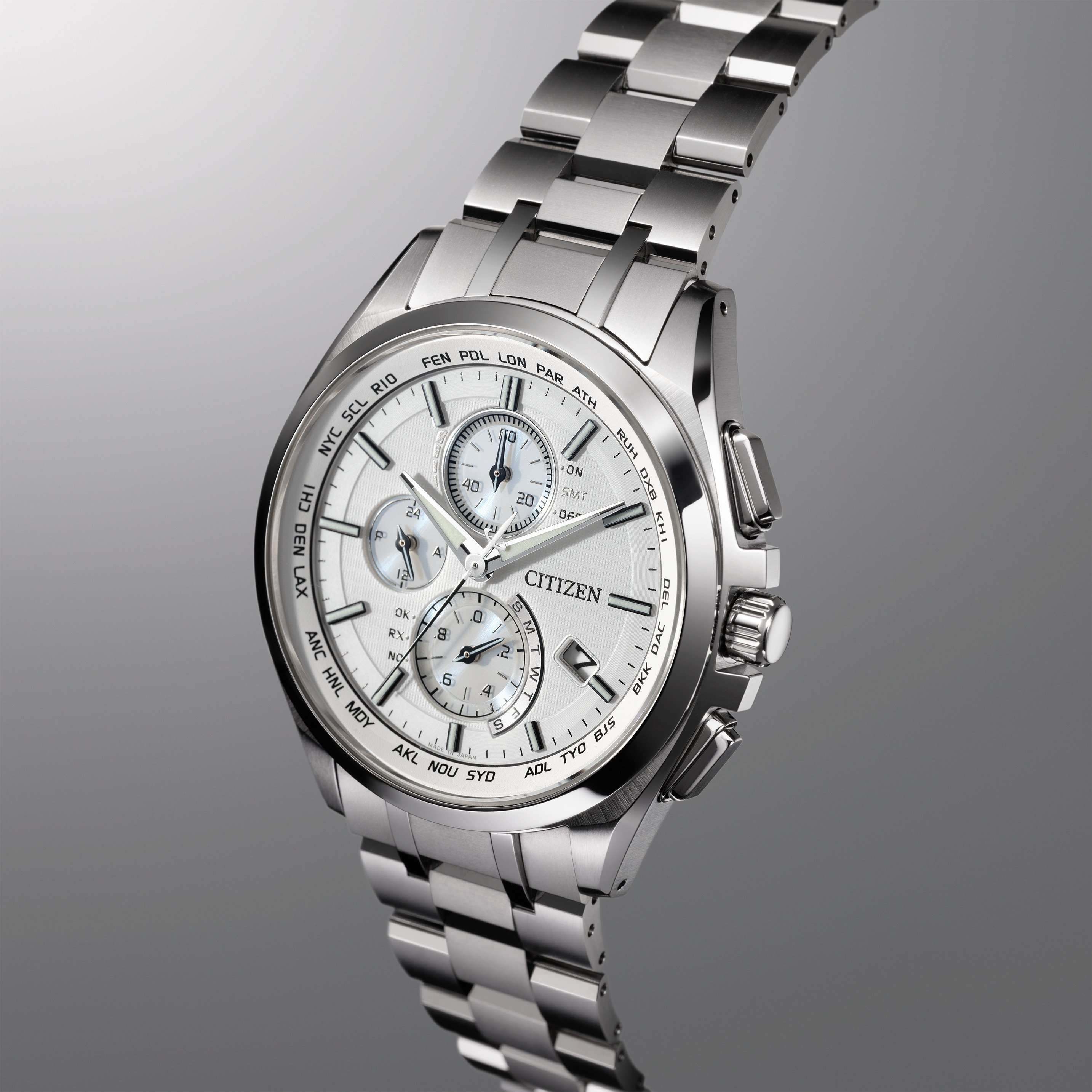 CITIZEN｜シチズン アテッサ エコ・ドライブ電波時計 CITIZEN ATTESA