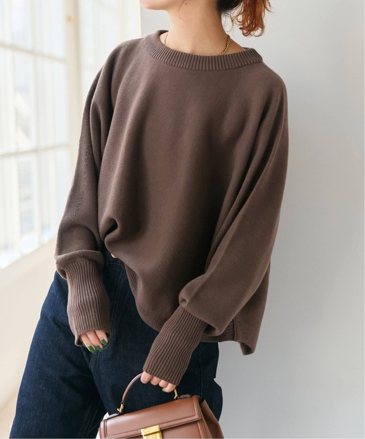 Spick & Span｜《WEB限定 / 追加》バルキーヤーンドルマンロング