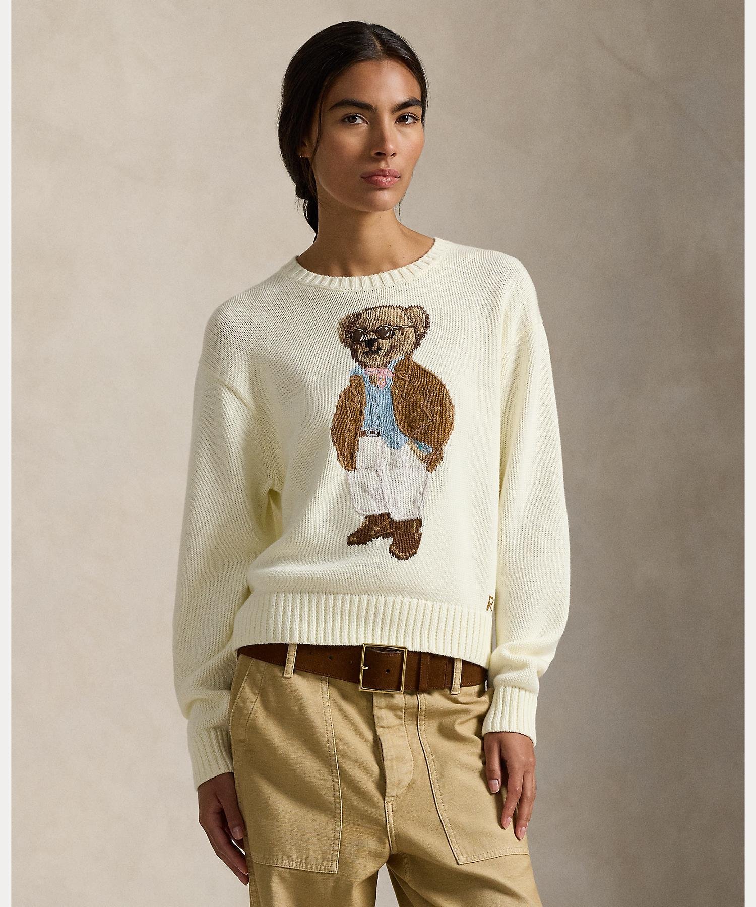 RALPH LAUREN｜Polo ベア コットン クルーネック セーター | Rakuten