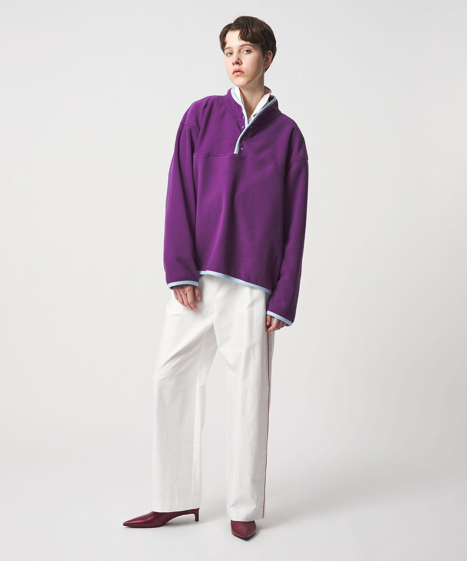6 roku フリースプルオーバー 2025aw BEAUTY&YOUTH UNITED ARROWS｜<6(ROKU)>フリース プルオーバー