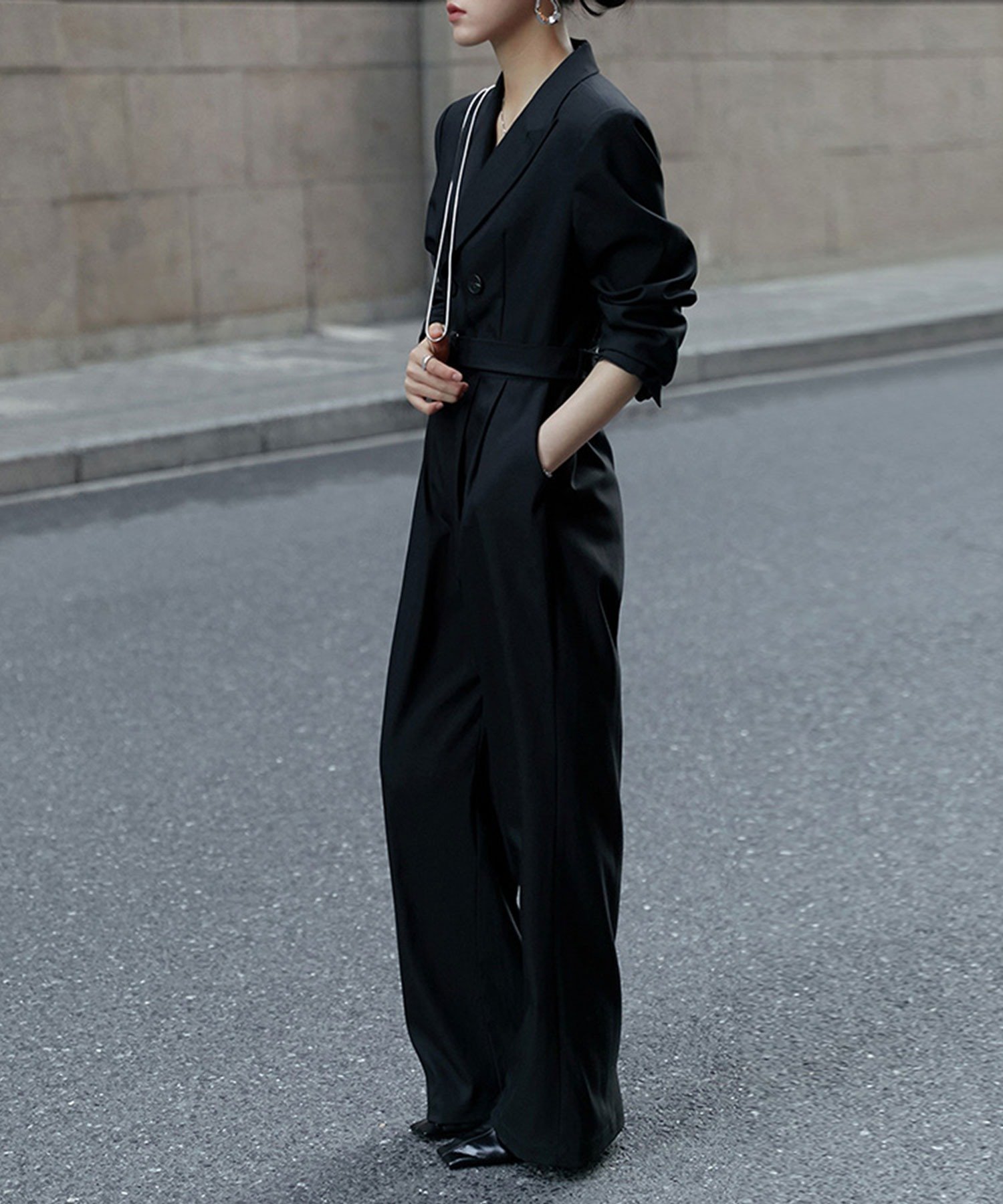 SMILE ORCHID｜オールインワンロング丈ワイドパンツドレス | Rakuten