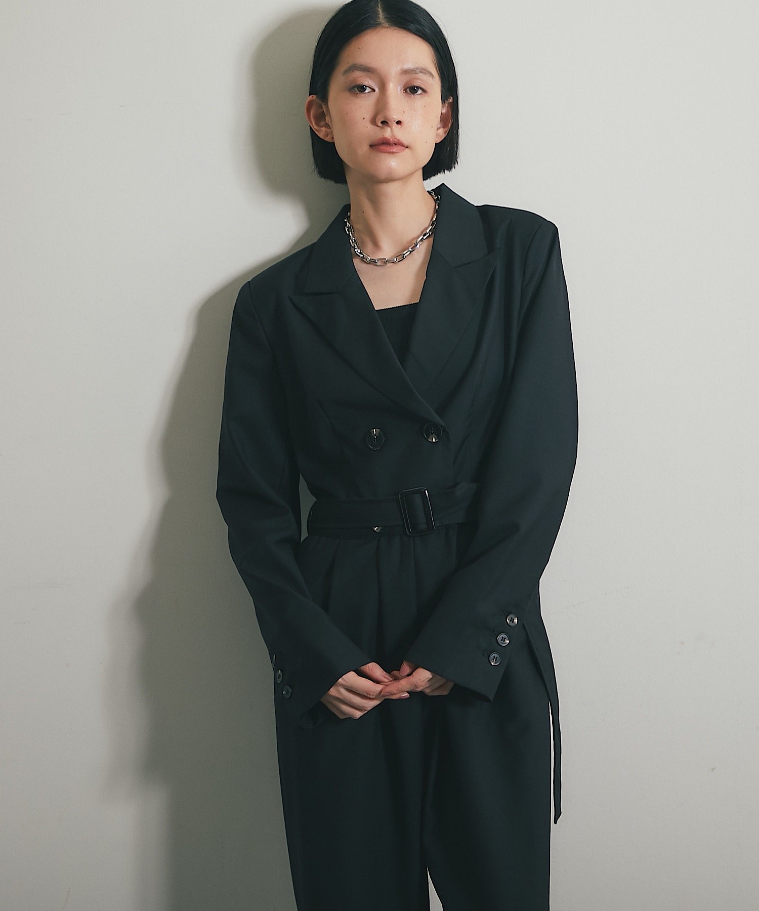 SMILE ORCHID｜オールインワンロング丈ワイドパンツドレス | Rakuten