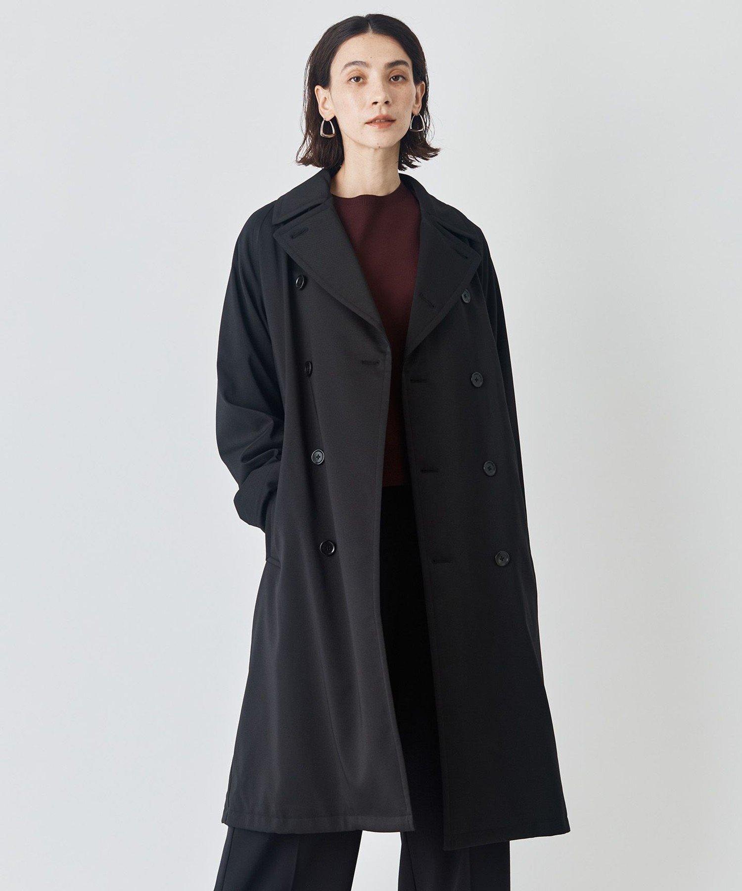 UNFILO｜【男女兼用】ウールライクトレンチコート | Rakuten Fashion