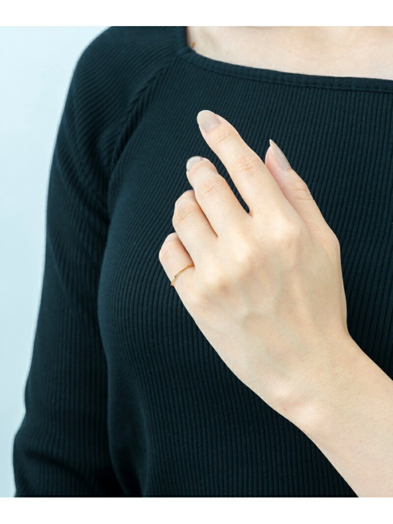 Jouete｜K10YG ツイスト ピンキーリング | Rakuten Fashion(楽天