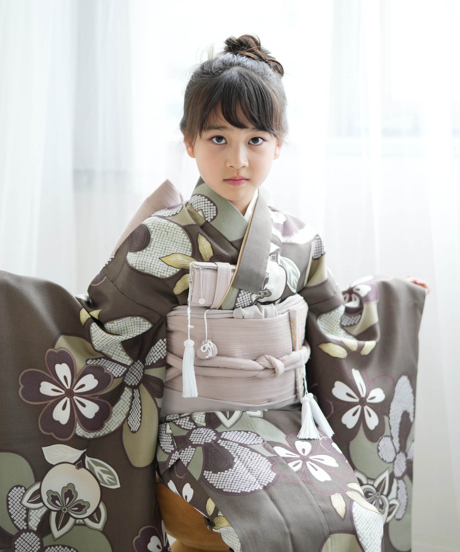 utatane｜ひよこ商店 七五三 着物 7歳 女の子 四つ身 着物セット