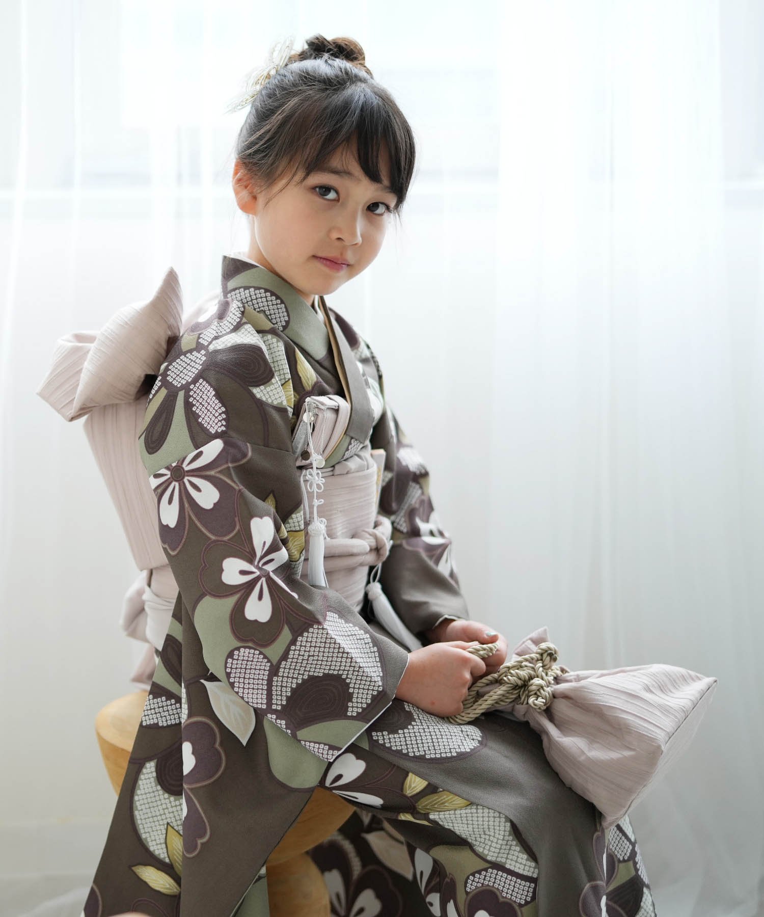 utatane｜ひよこ商店 七五三 着物 7歳 女の子 四つ身 着物セット