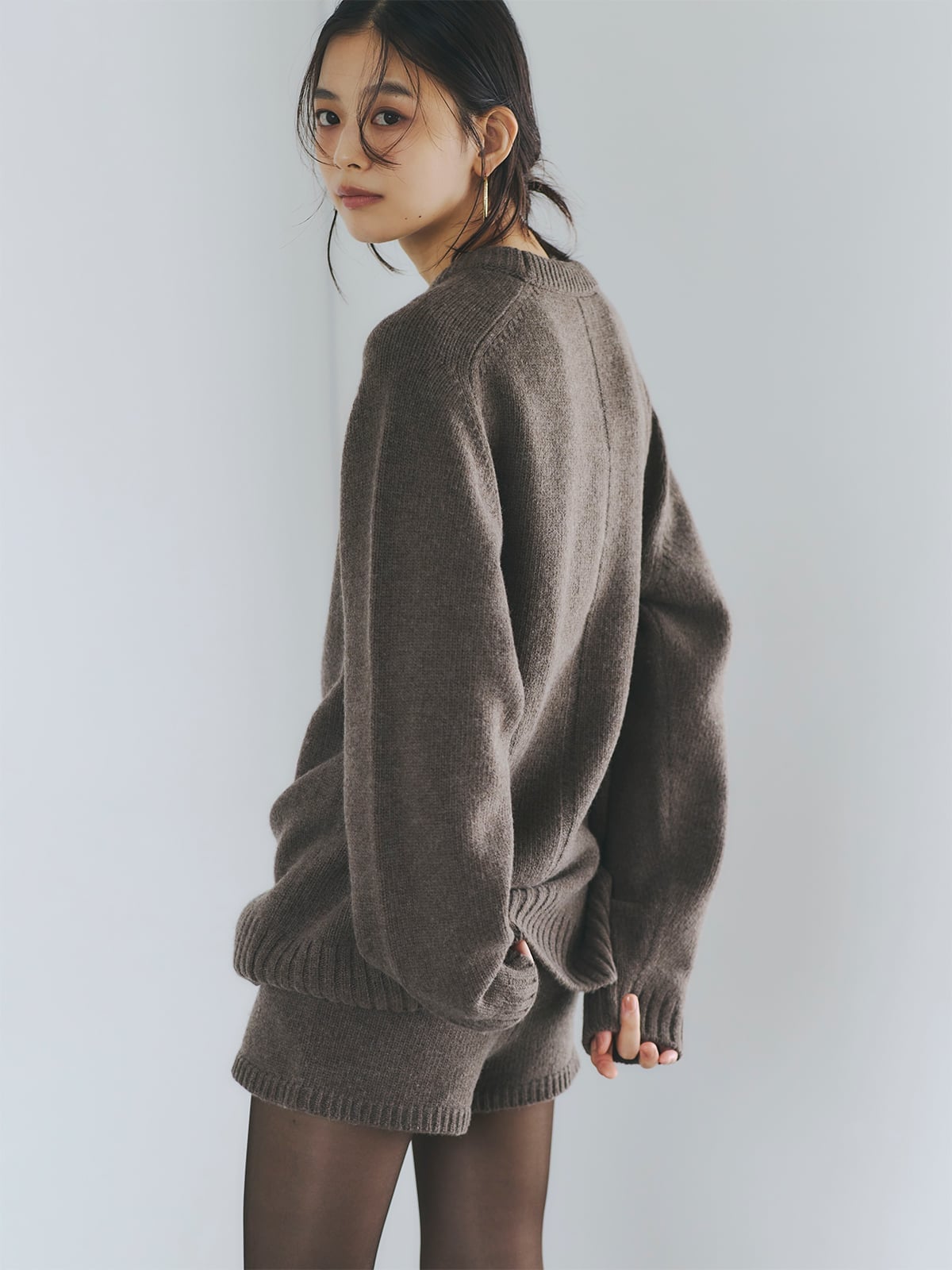 anuans｜HAMILTONウールカシミヤクルーネックプルオーバー | Rakuten