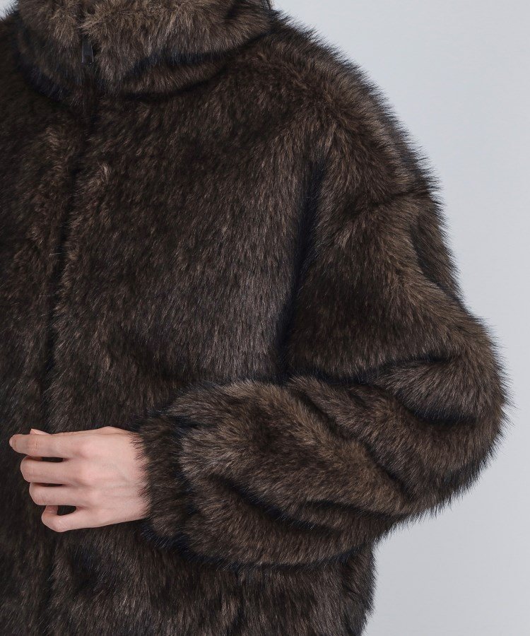 tk.TAKEO KIKUCHI｜ミックスフェイクファーブルゾン | Rakuten Fashion