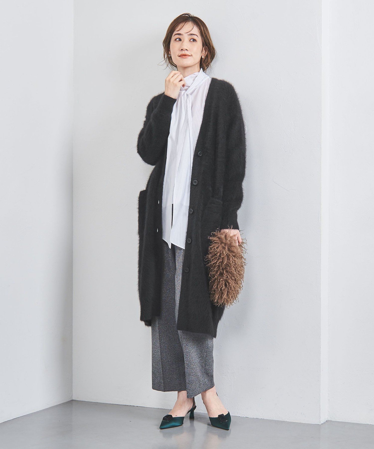 UNITED ARROWS LTD. OUTLET｜フォックス カシミヤ ロングカーディガン