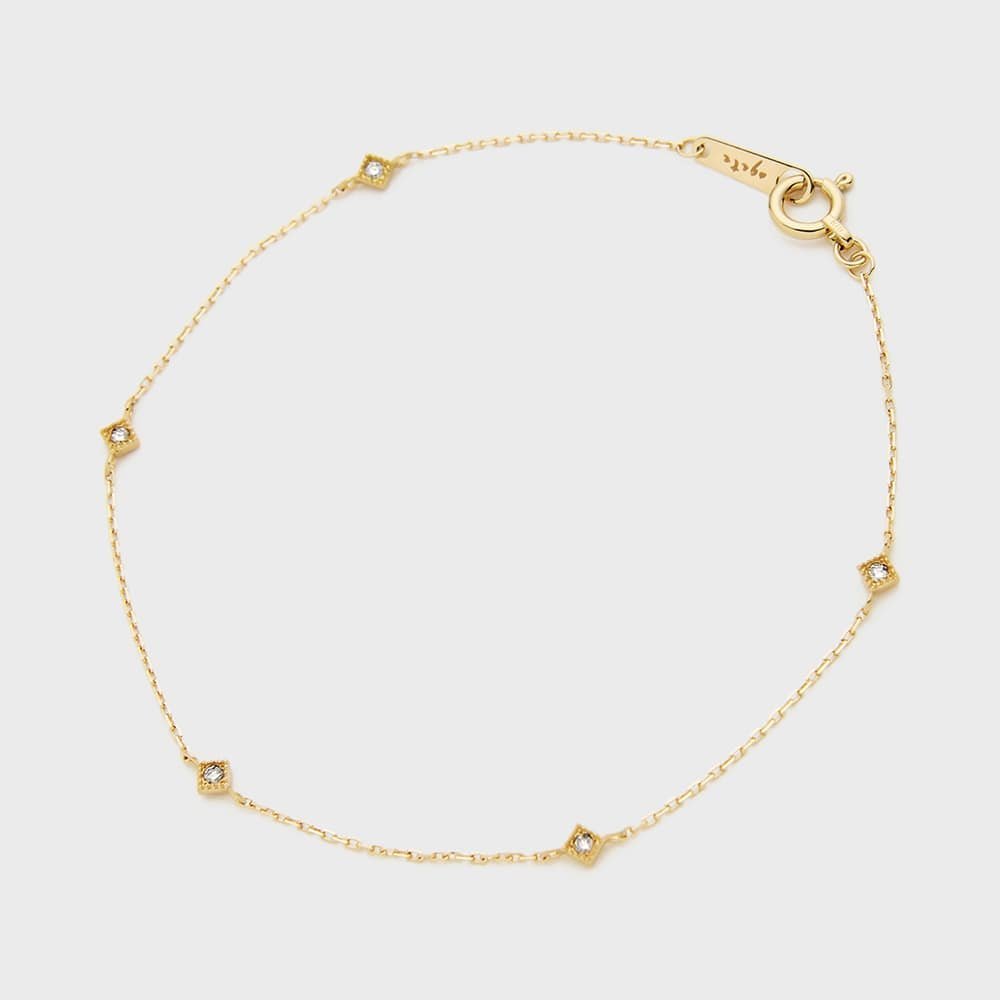 agete｜K18ダイヤモンドブレスレット | Rakuten Fashion(楽天