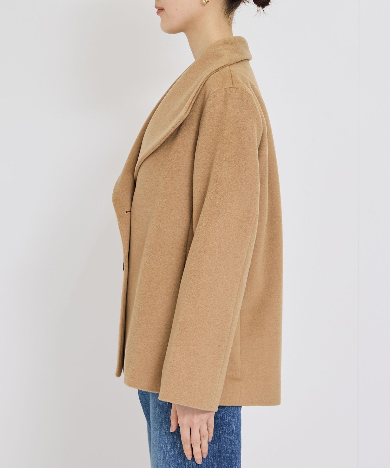 ROPE'｜【高評価】プレミアムカシミヤショートコート | Rakuten