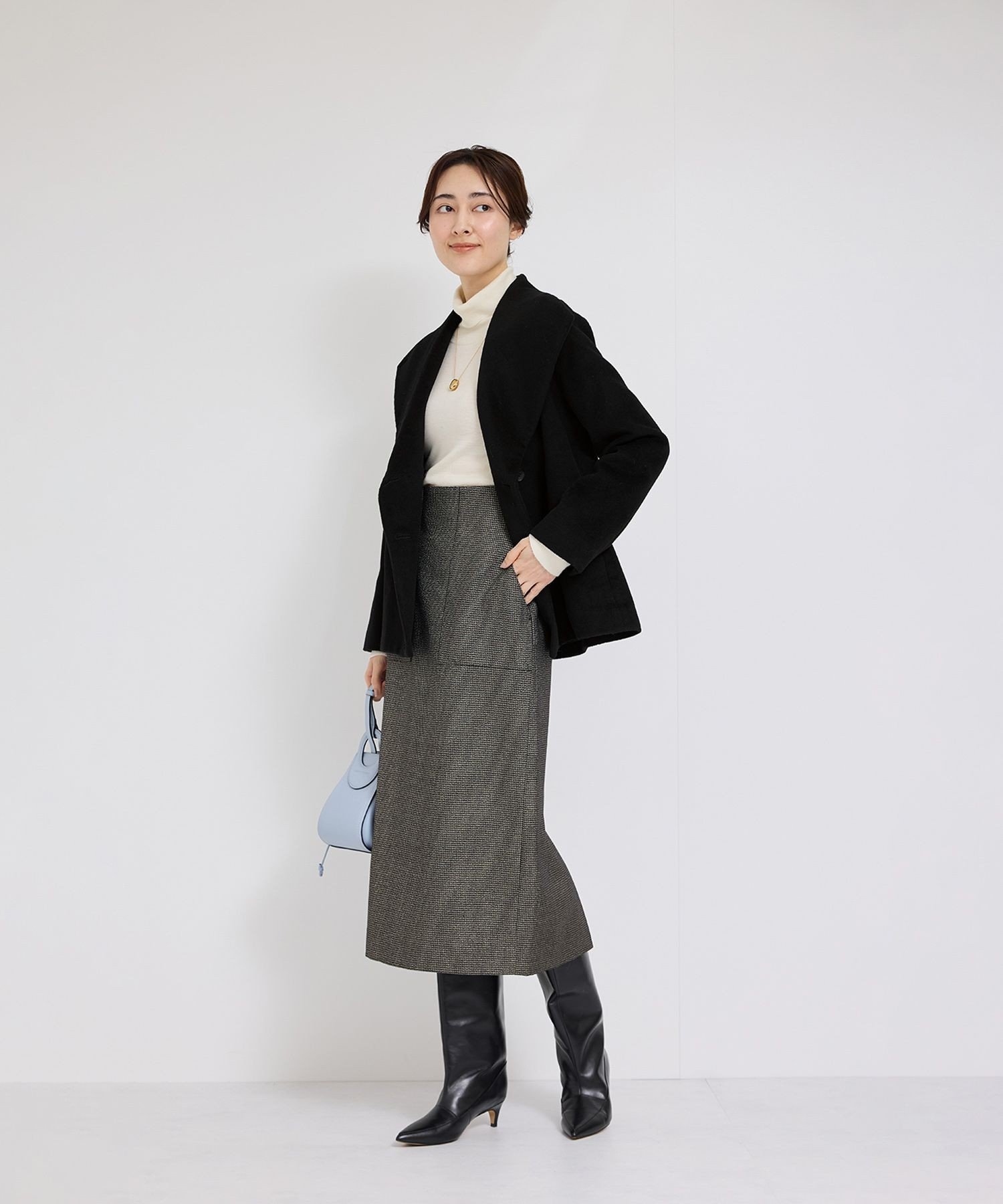 ROPE'｜【高評価】プレミアムカシミヤショートコート | Rakuten