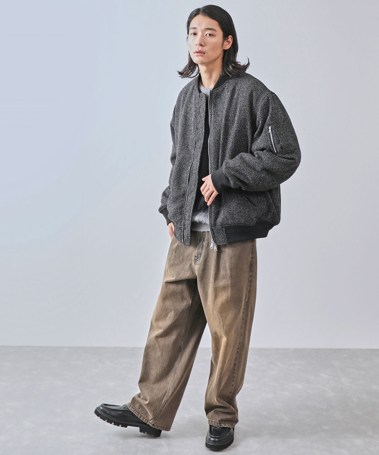 JUN STANDARD PICKS｜ツイードMA-1 | Rakuten Fashion(楽天