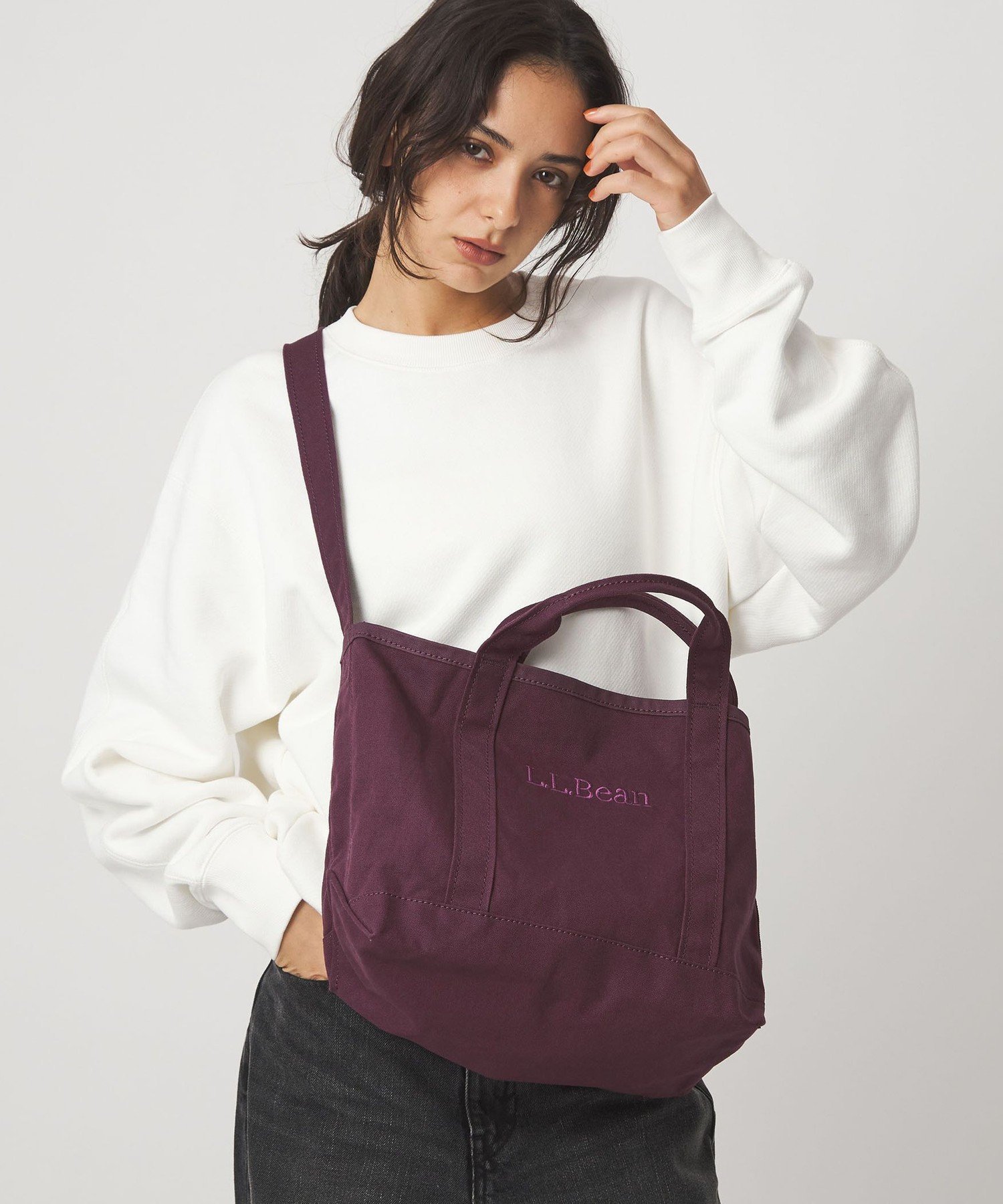 【新品 未使用】OUTIL ウティ トート Mサイズ エルエルビーン 希少 別注】＜L.L.Bean＞グローサリー トートバッグ ＜Mサイズ＞